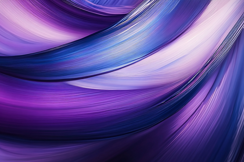 Flowing Purple and Blue Abstract