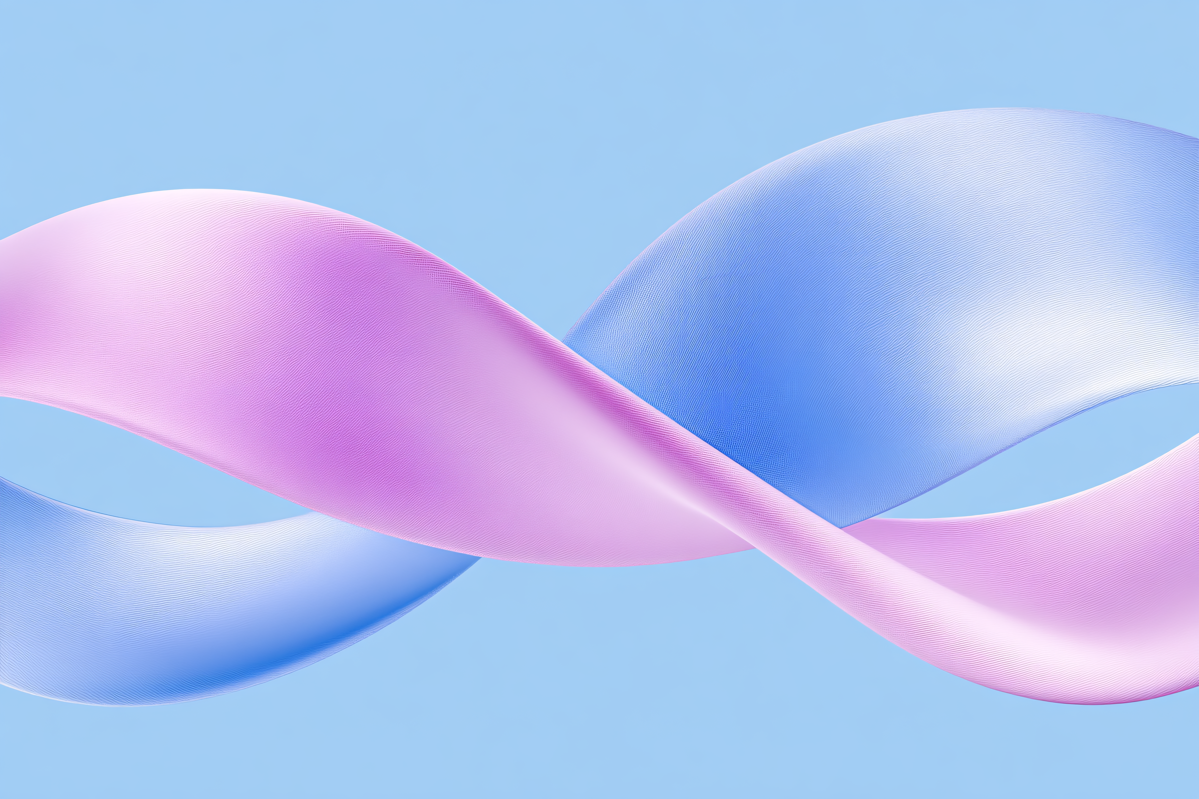 Flowing Ribbons Abstract