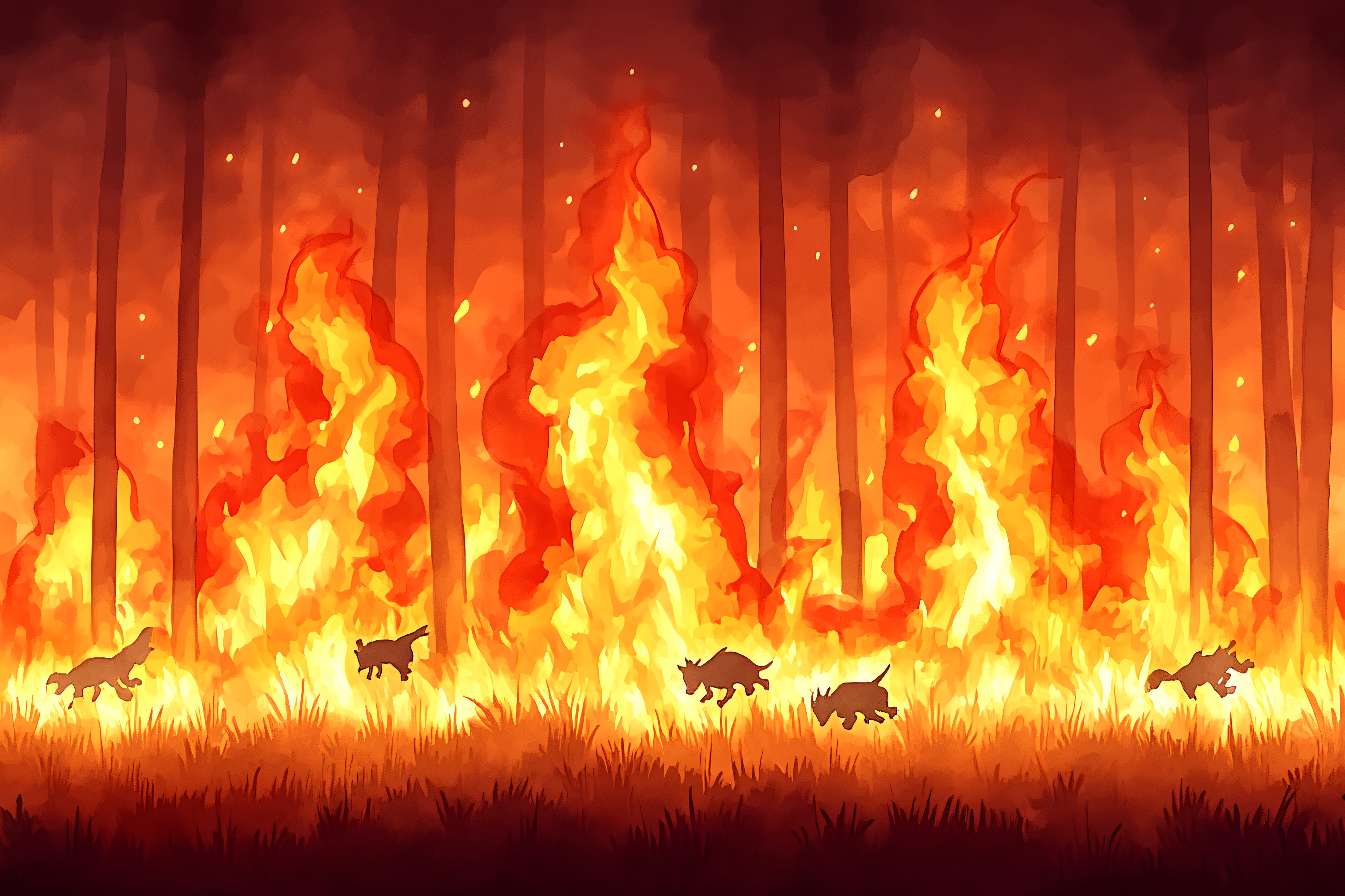 Forest Fire Escape