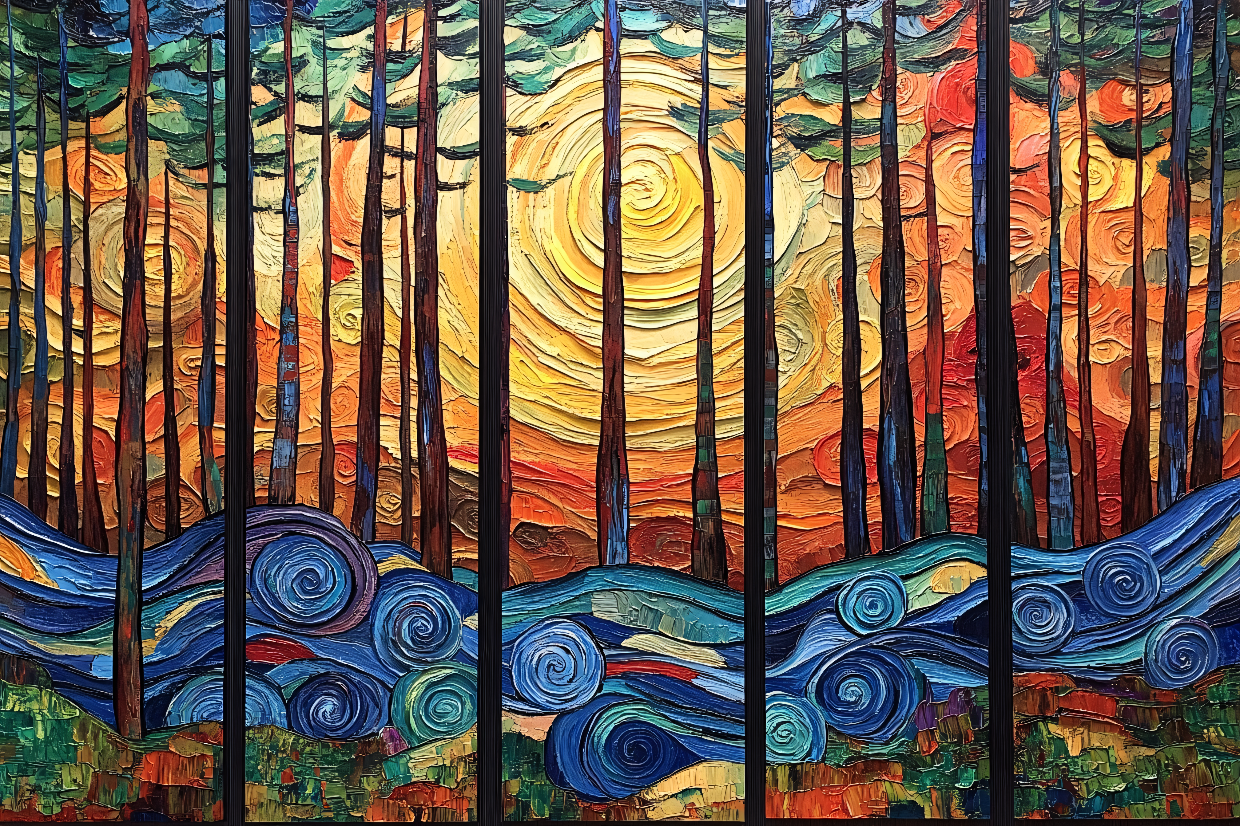 Forest River Swirls
