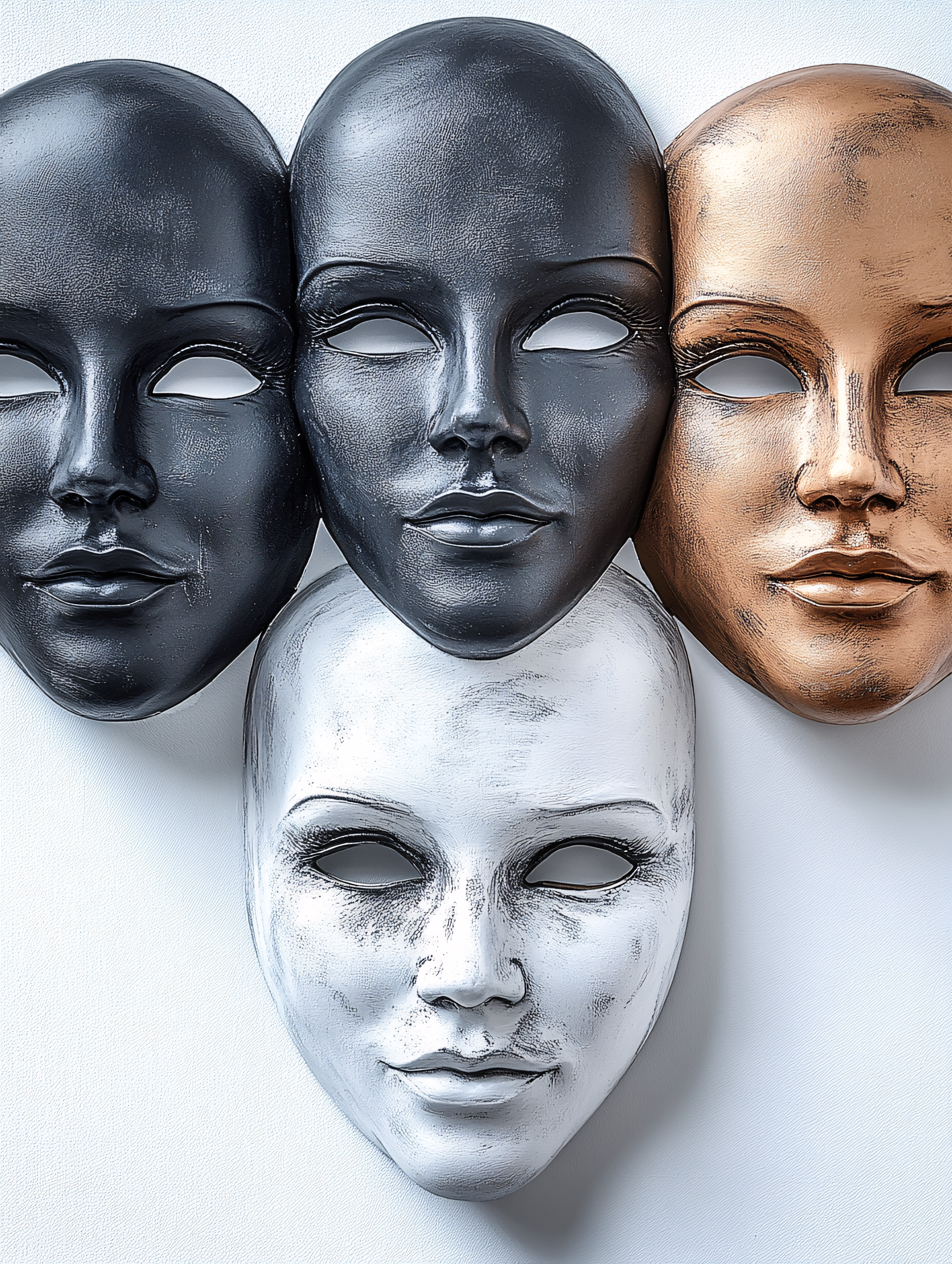 Four Venetian Masks