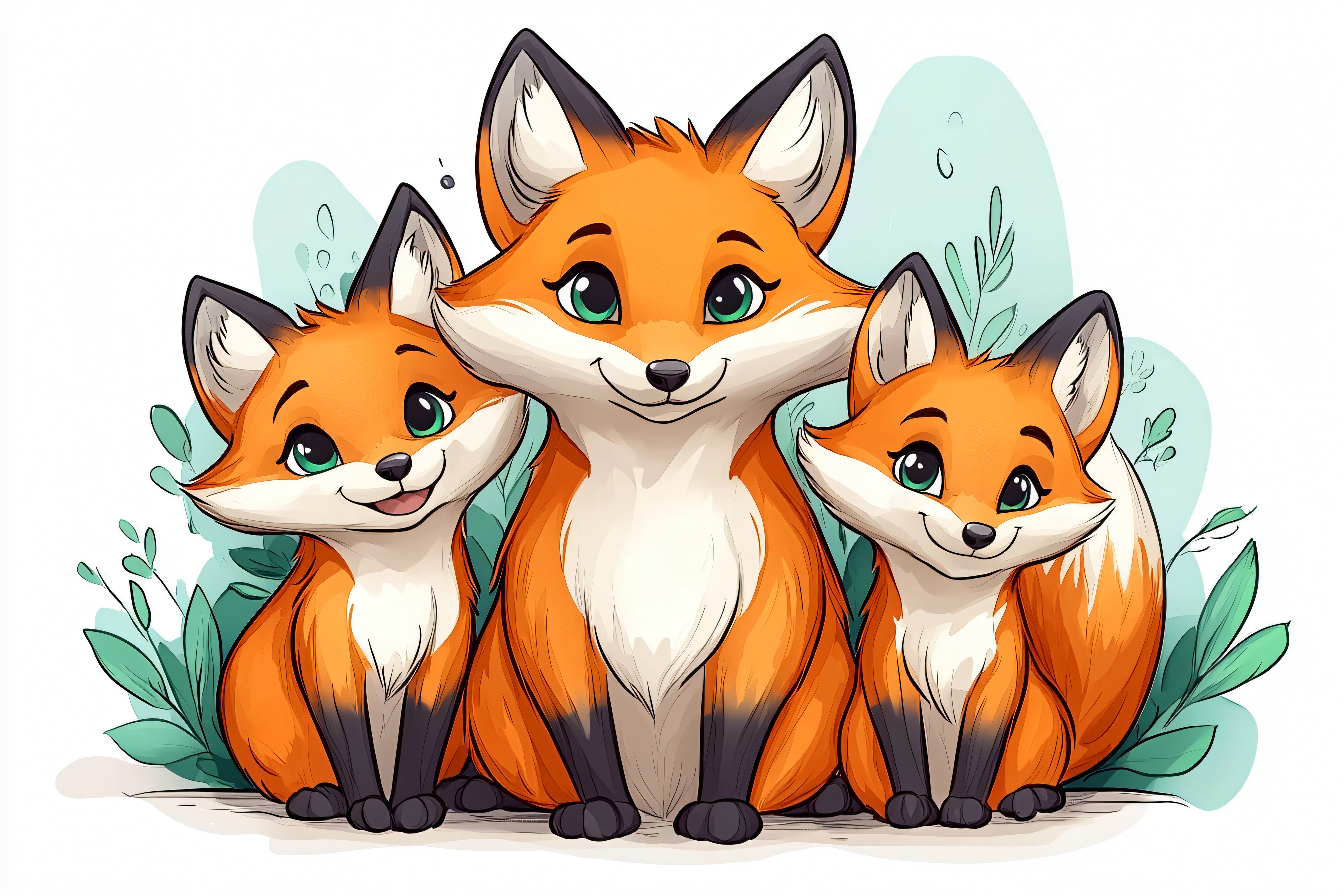 Fox Family Cartoon