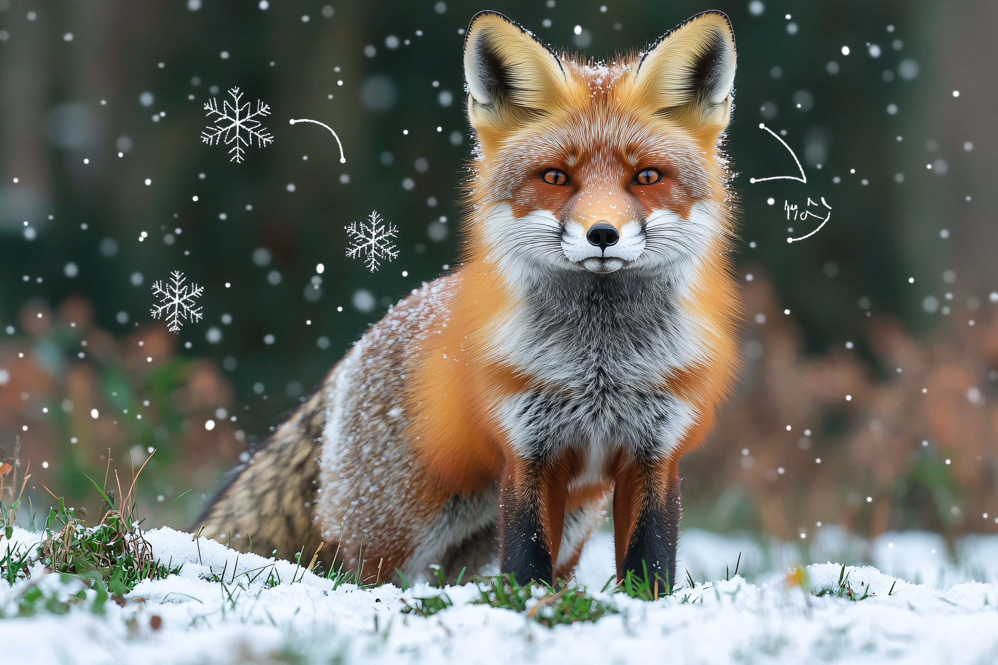 Fox In Snow