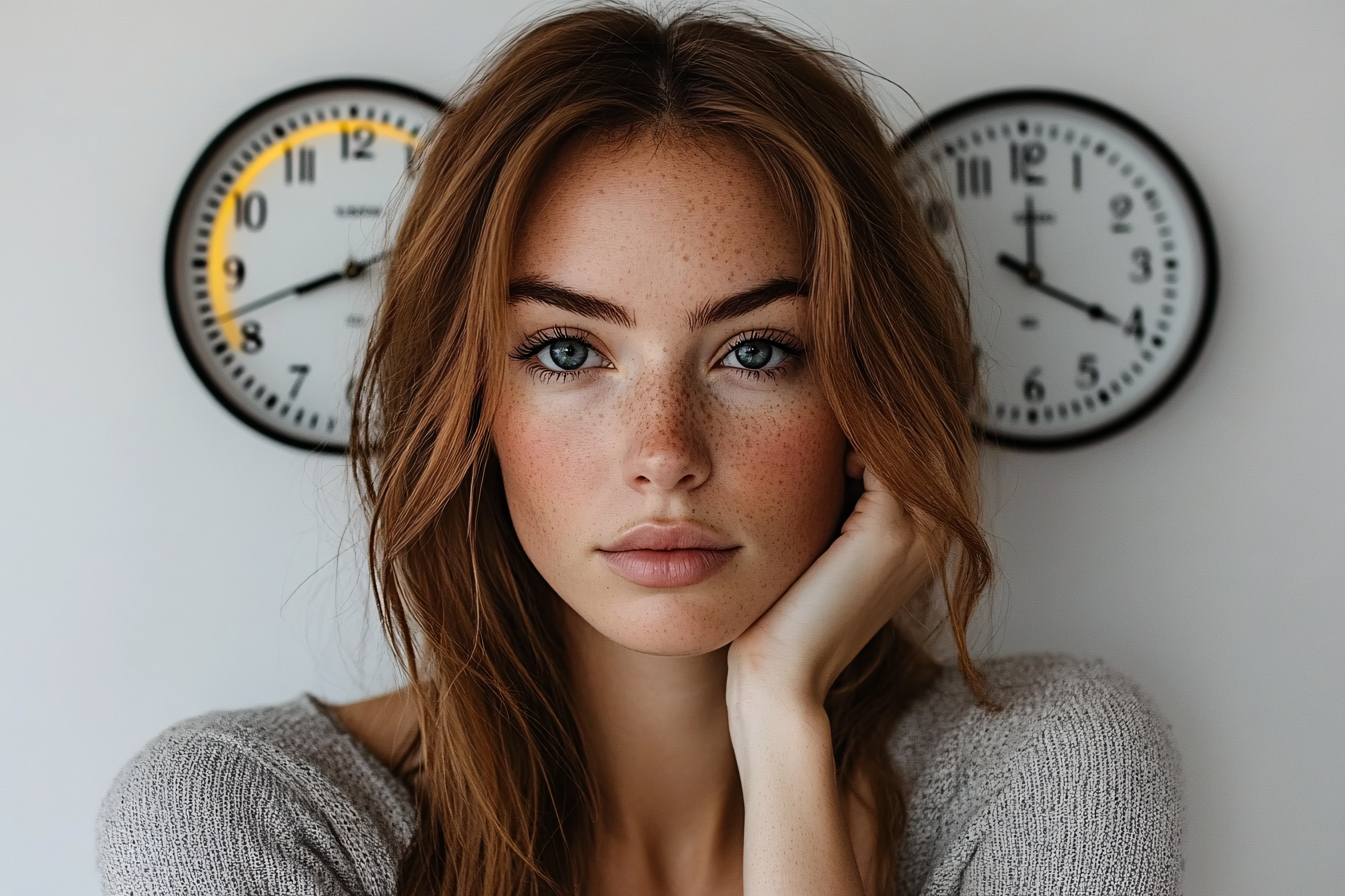 Freckled Beauty with Time Zones