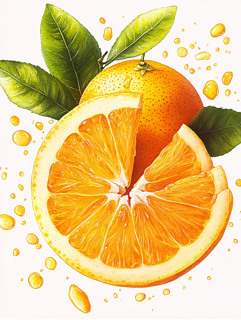 Fresh Orange Slice