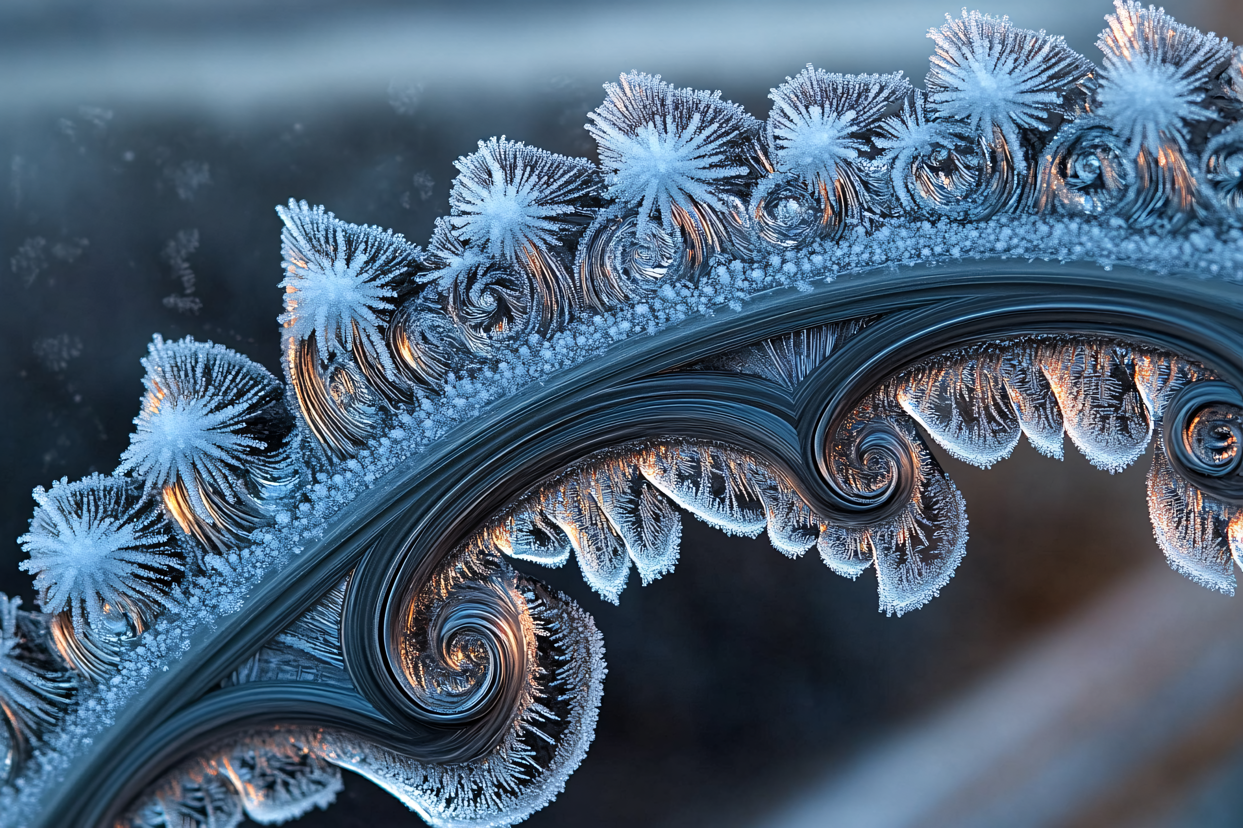Frosty Swirls