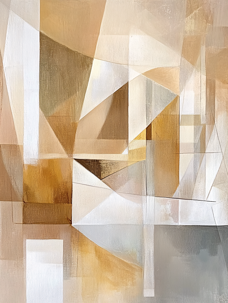 Geometric Abstraction in Earth Tones