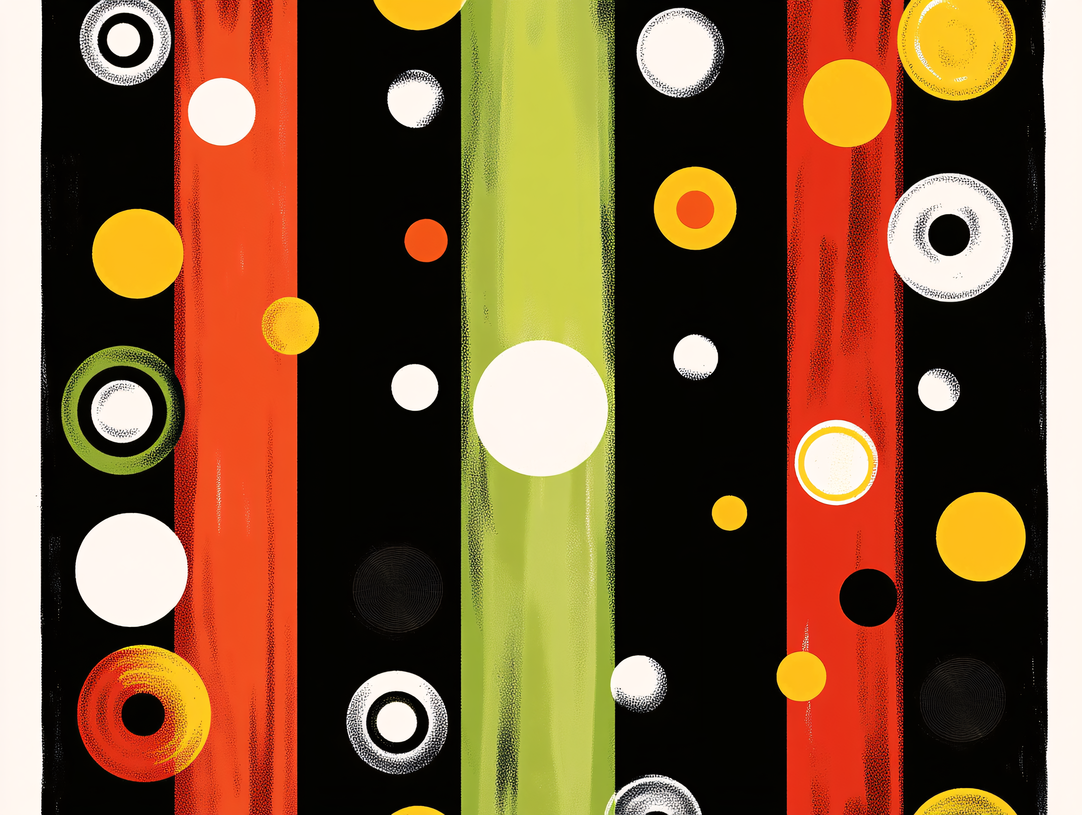 Geometric Circles and Stripes
