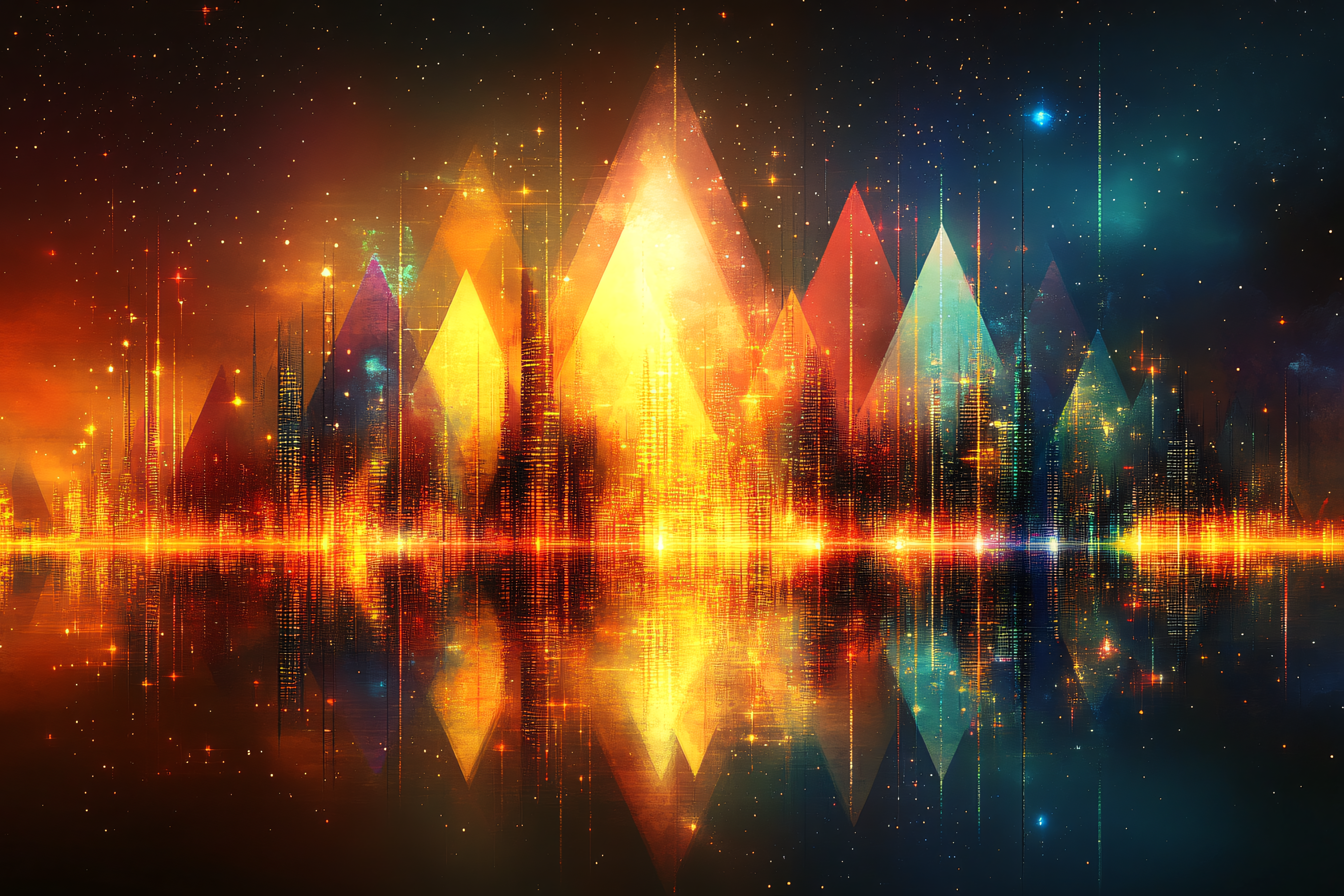 Geometric City Reflection