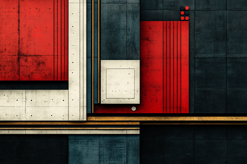 Geometric Concrete Composition