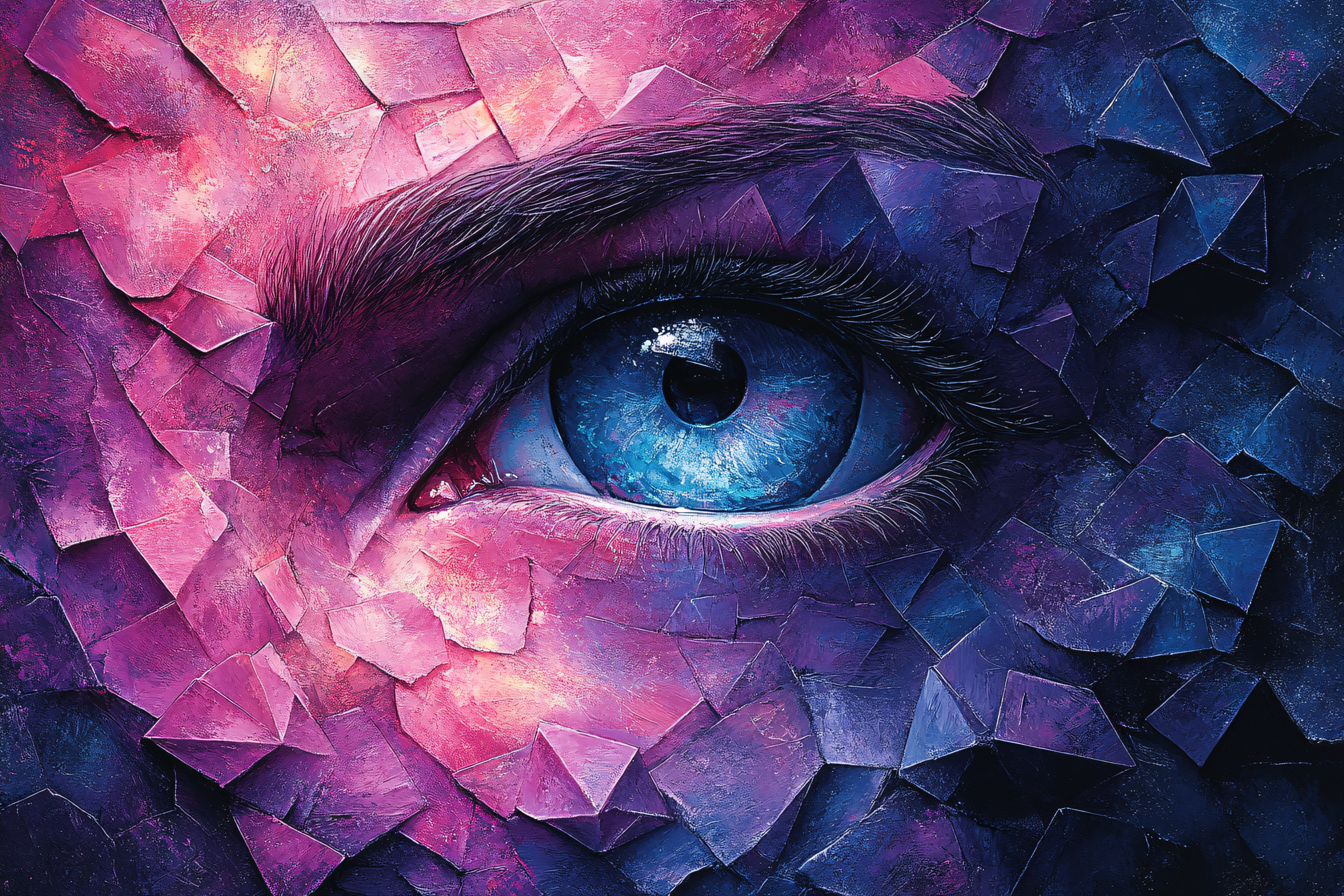 Geometric Eye Art
