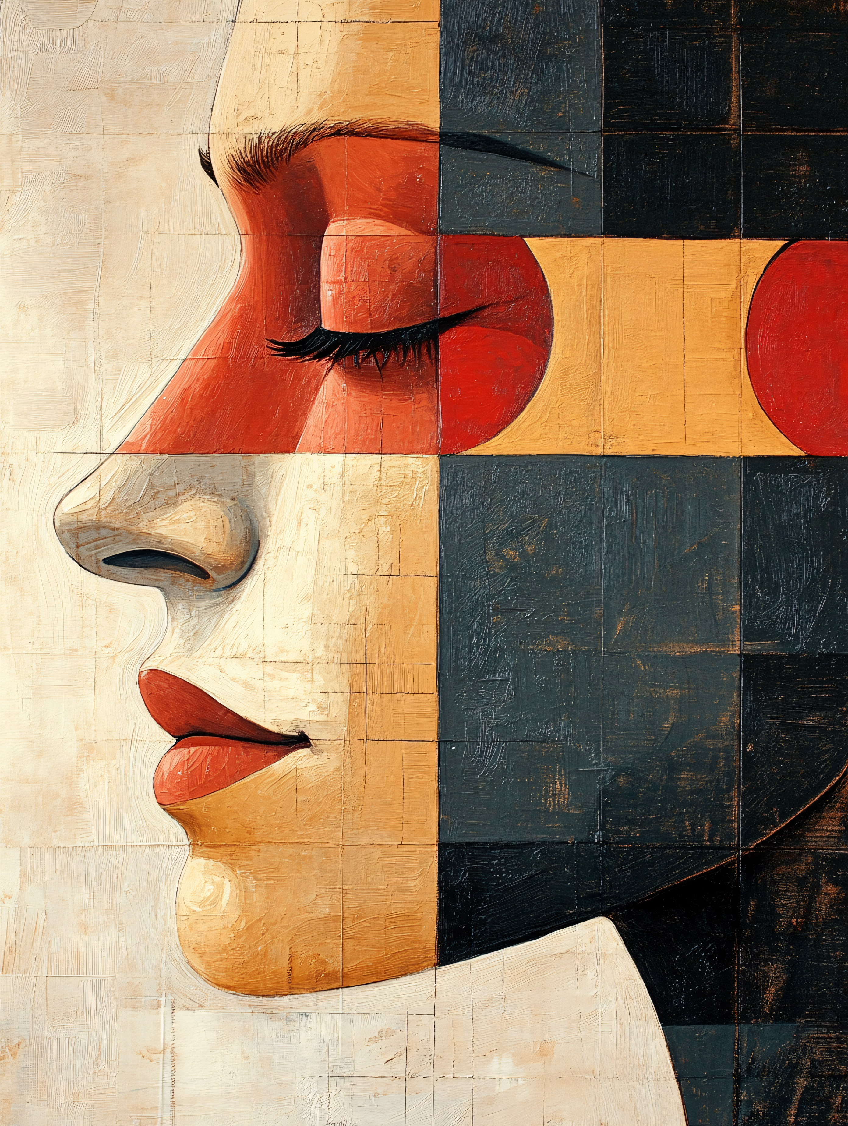 Geometric Face Portrait