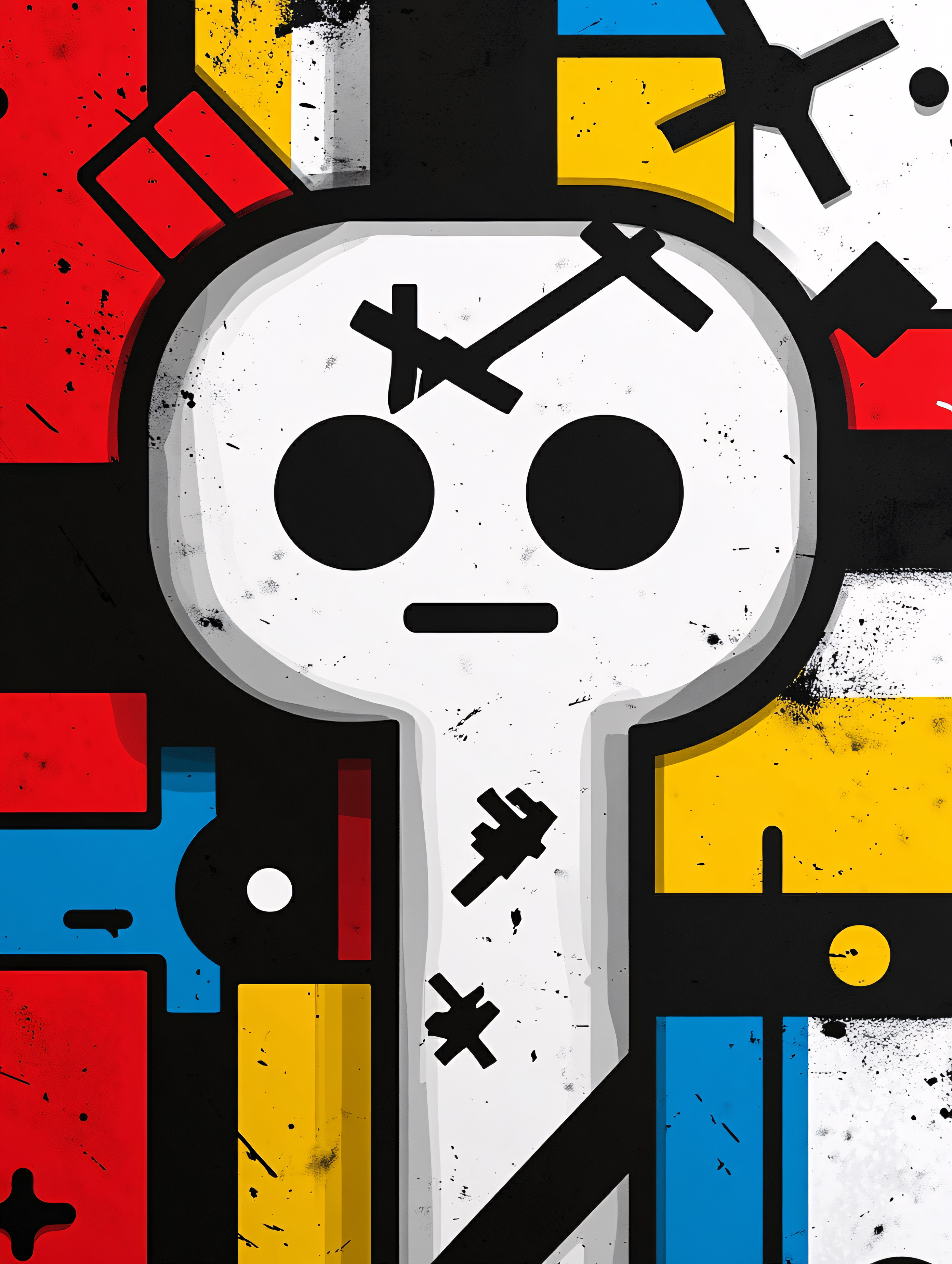 Geometric Skull Illustration