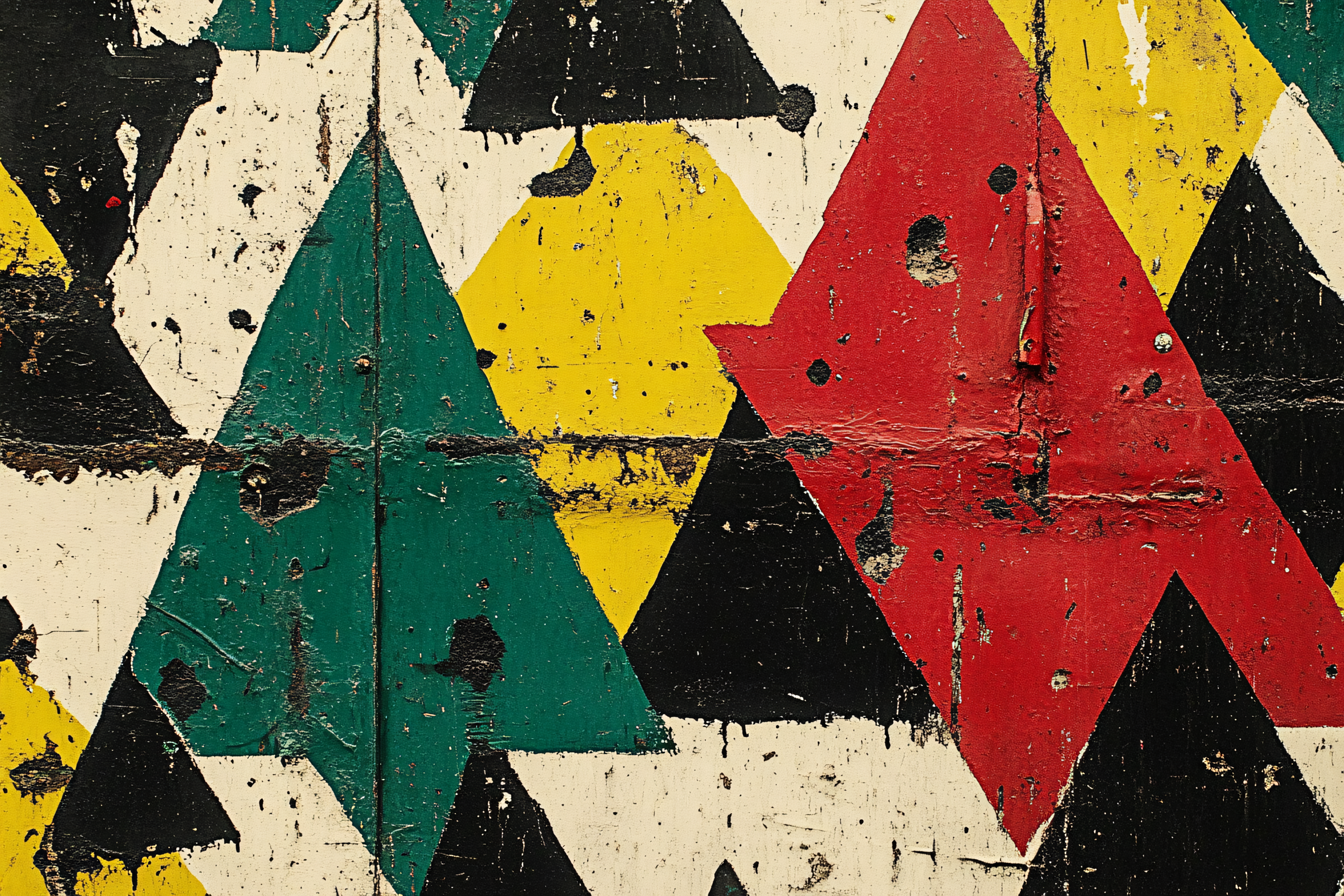 Geometric Triangle Pattern