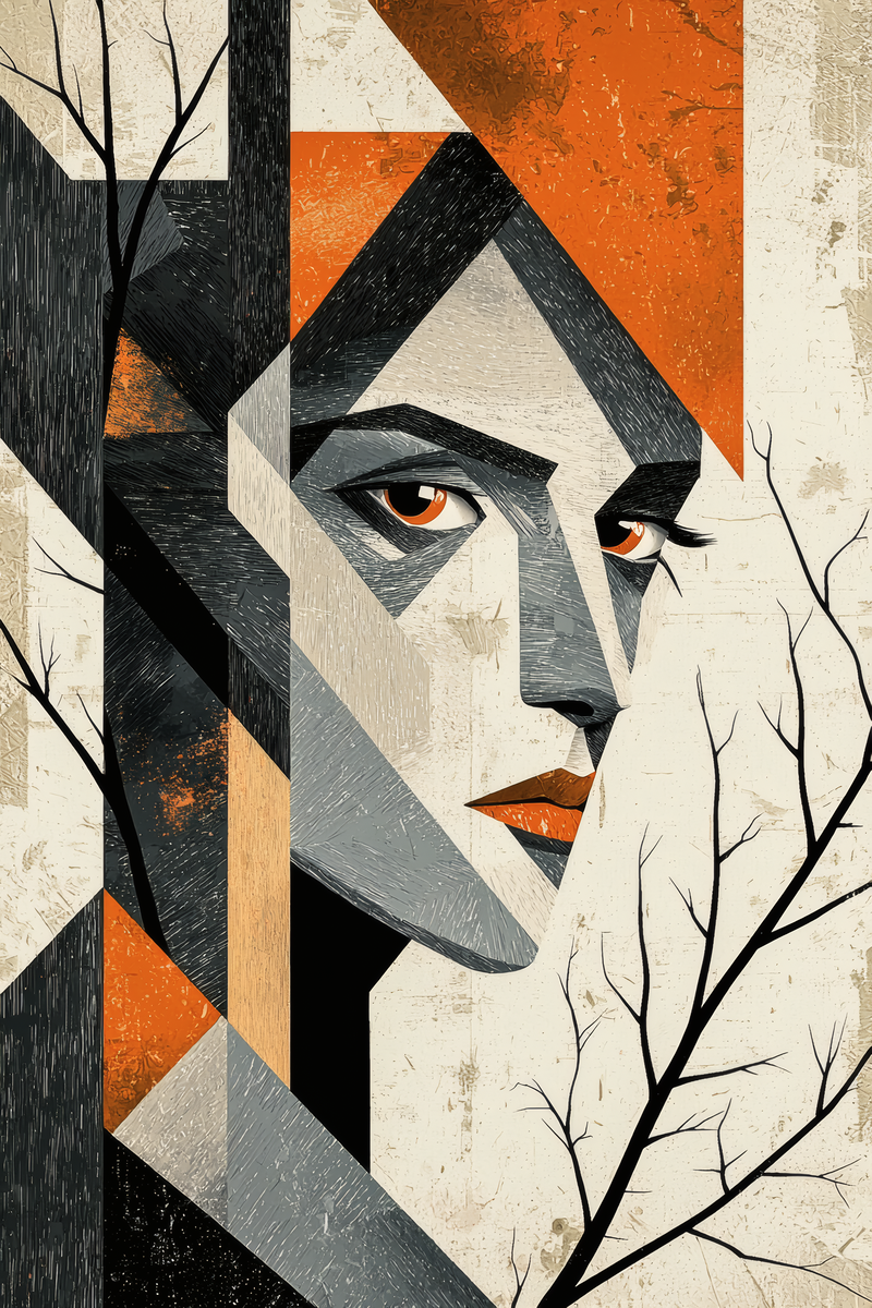 Geometric Woman Portrait
