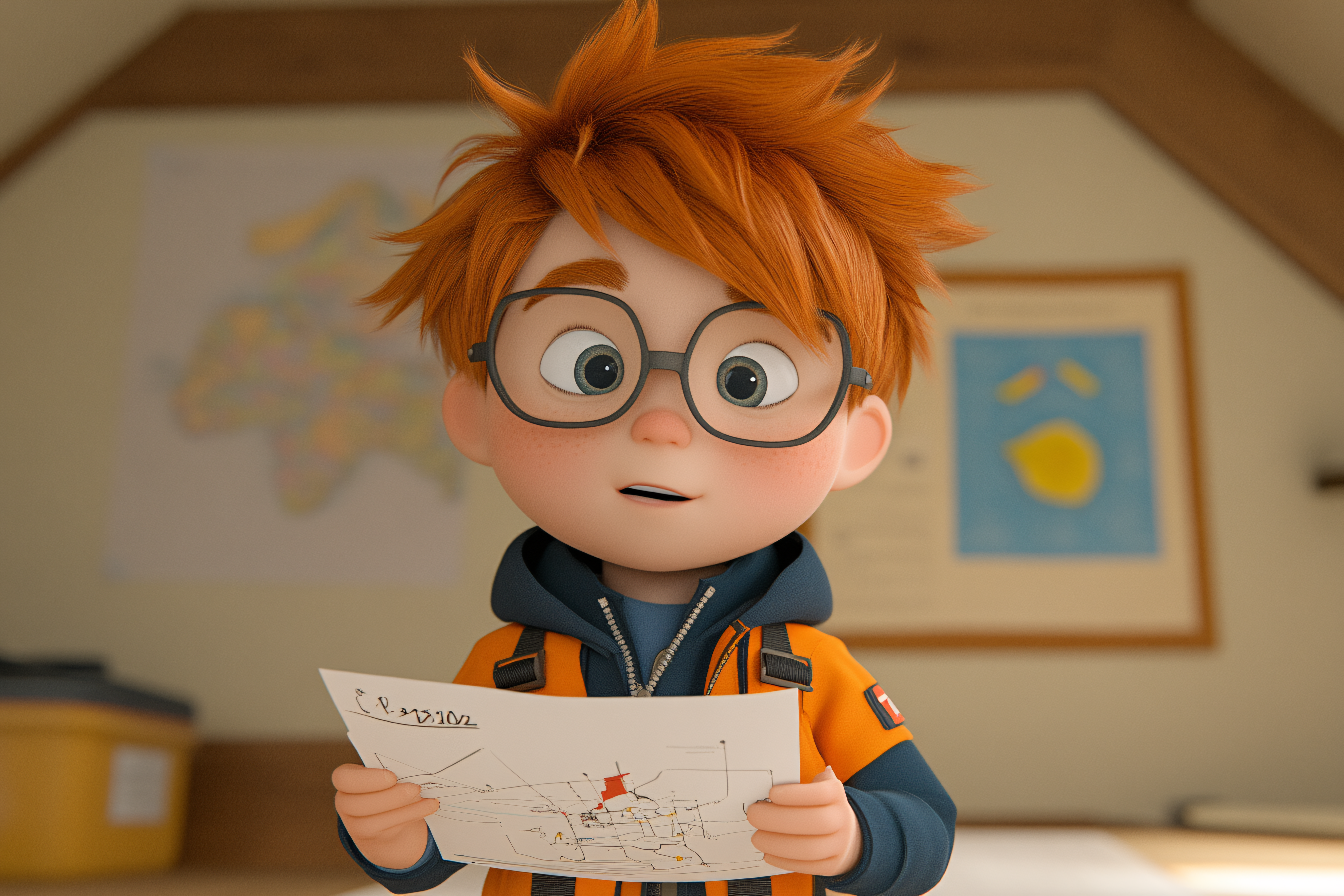 Ginger Boy Reading Map