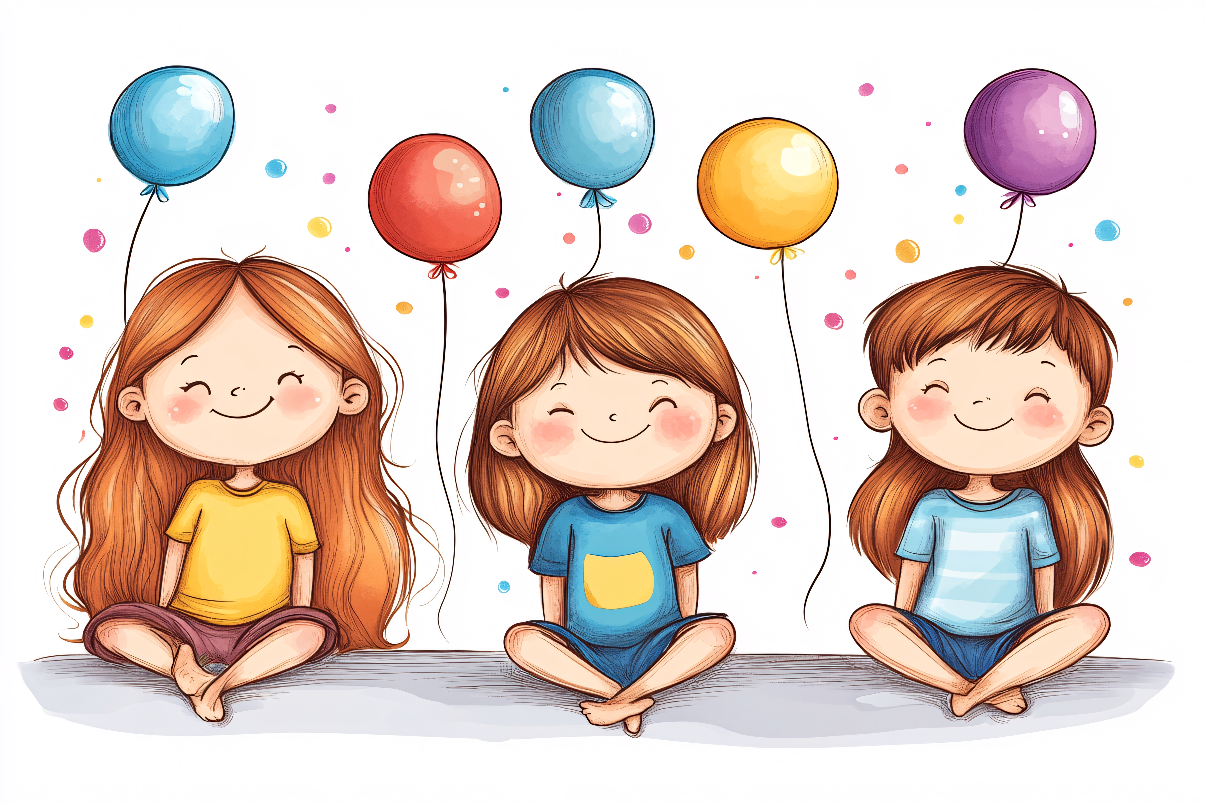 Girls With Balloons