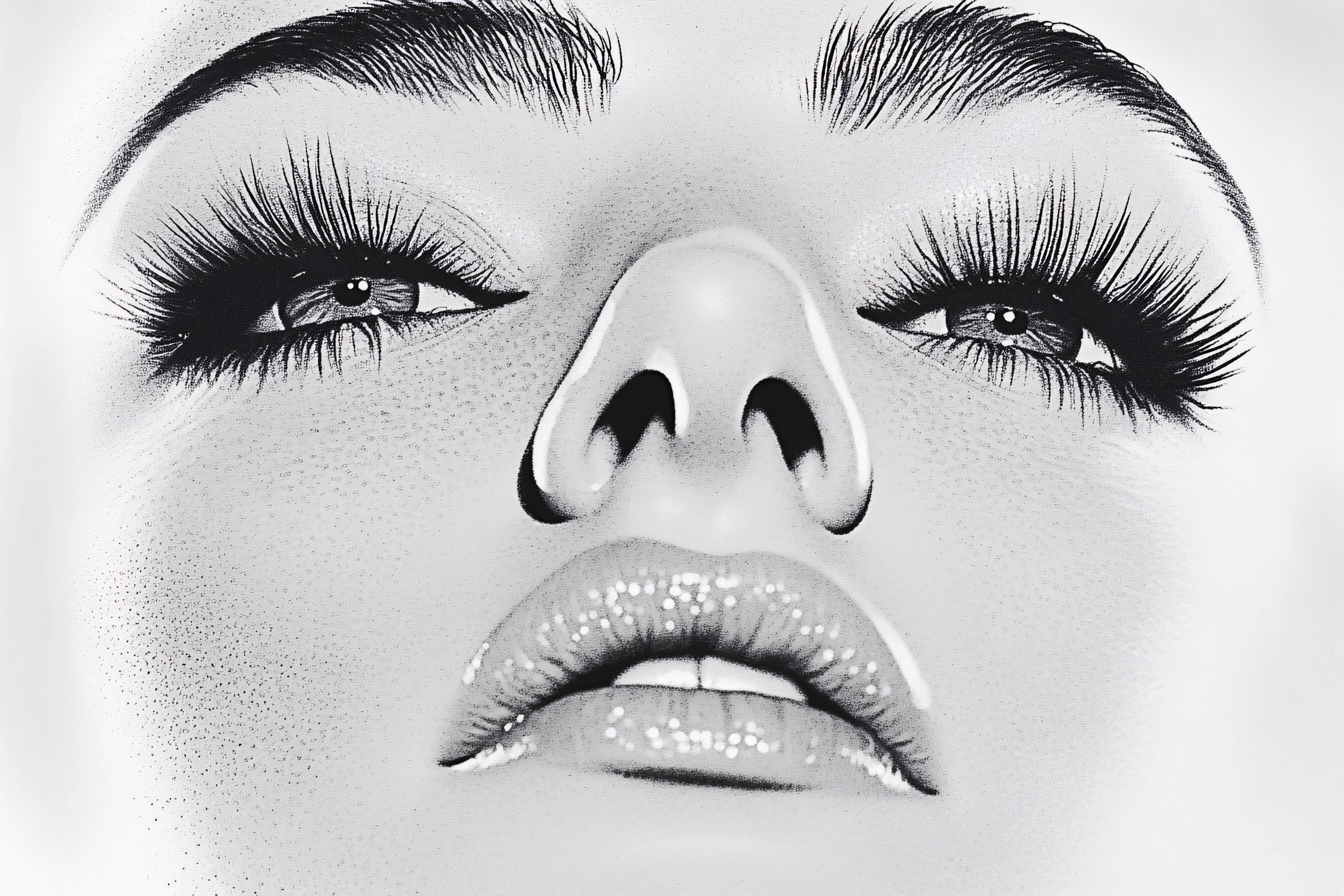 Glamorous Close Up Of