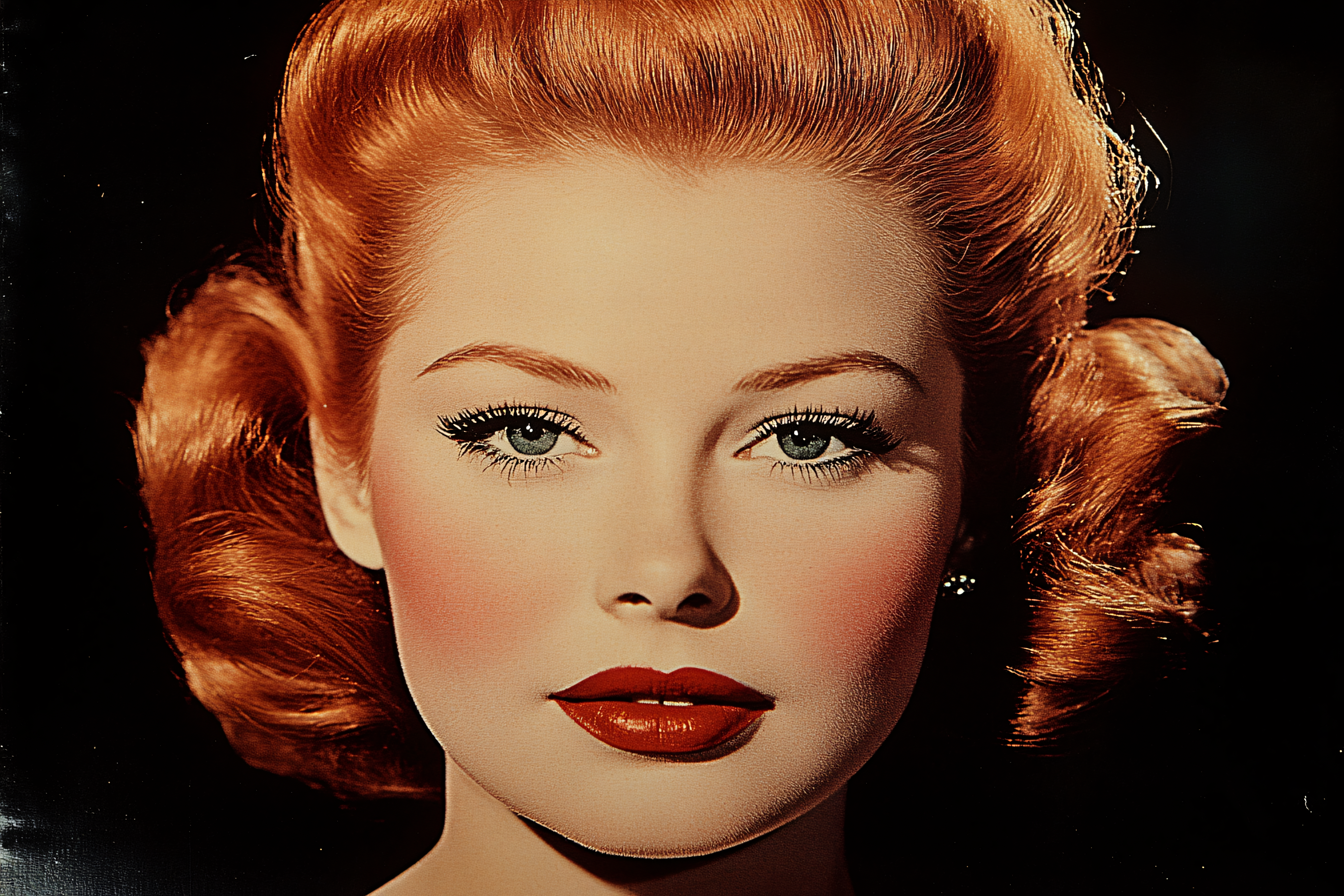 Glamorous Vintage Woman Portrait