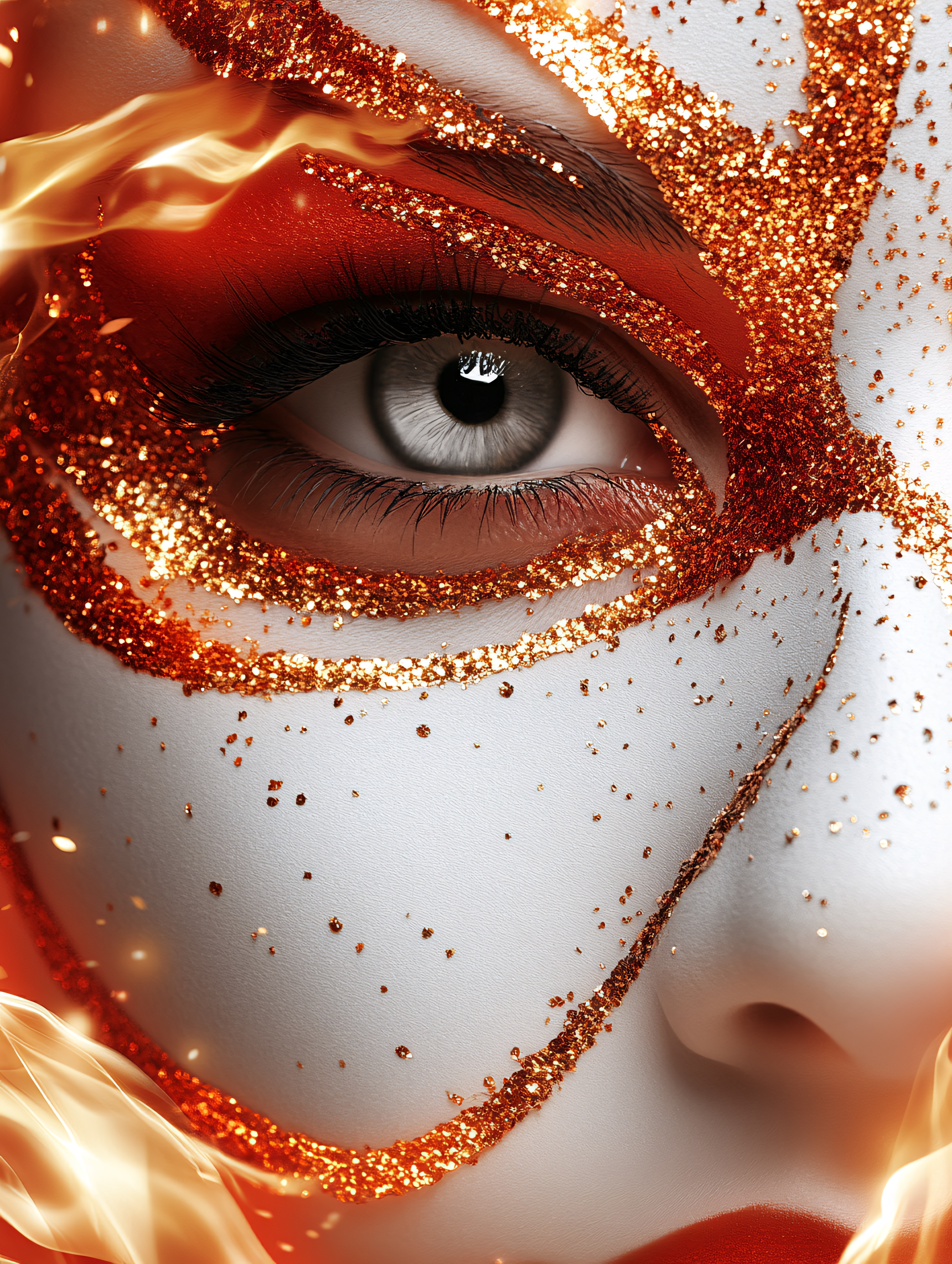 Glitter Eye Makeup