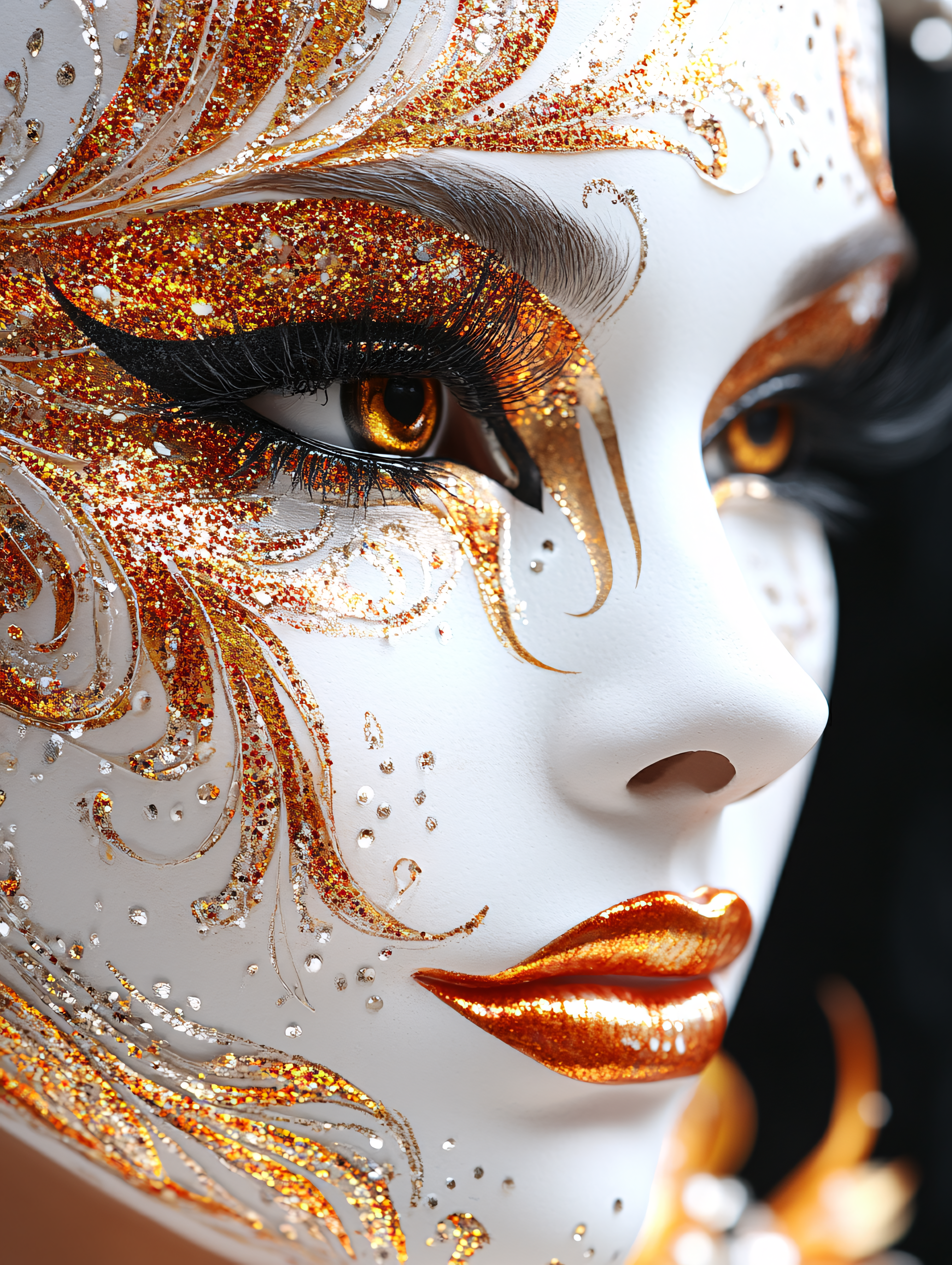 Glittering Masquerade Beauty
