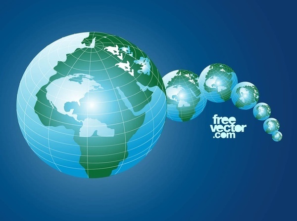 Globes Free Vector
