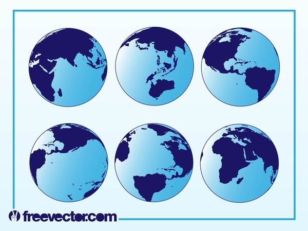 Globes Free Vector