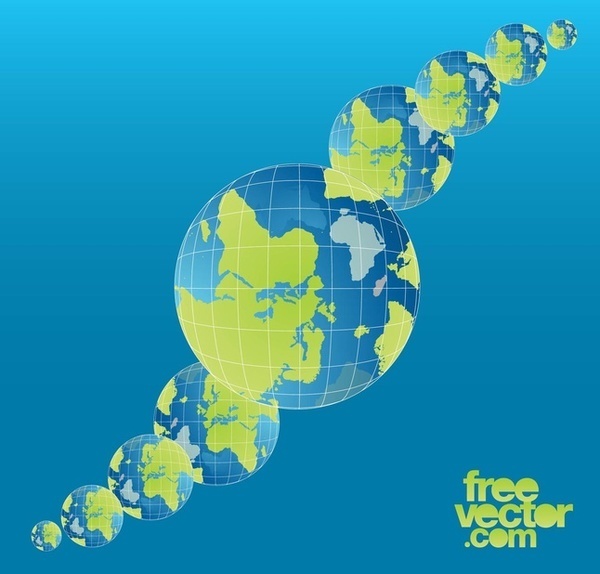 Globes Free Vector
