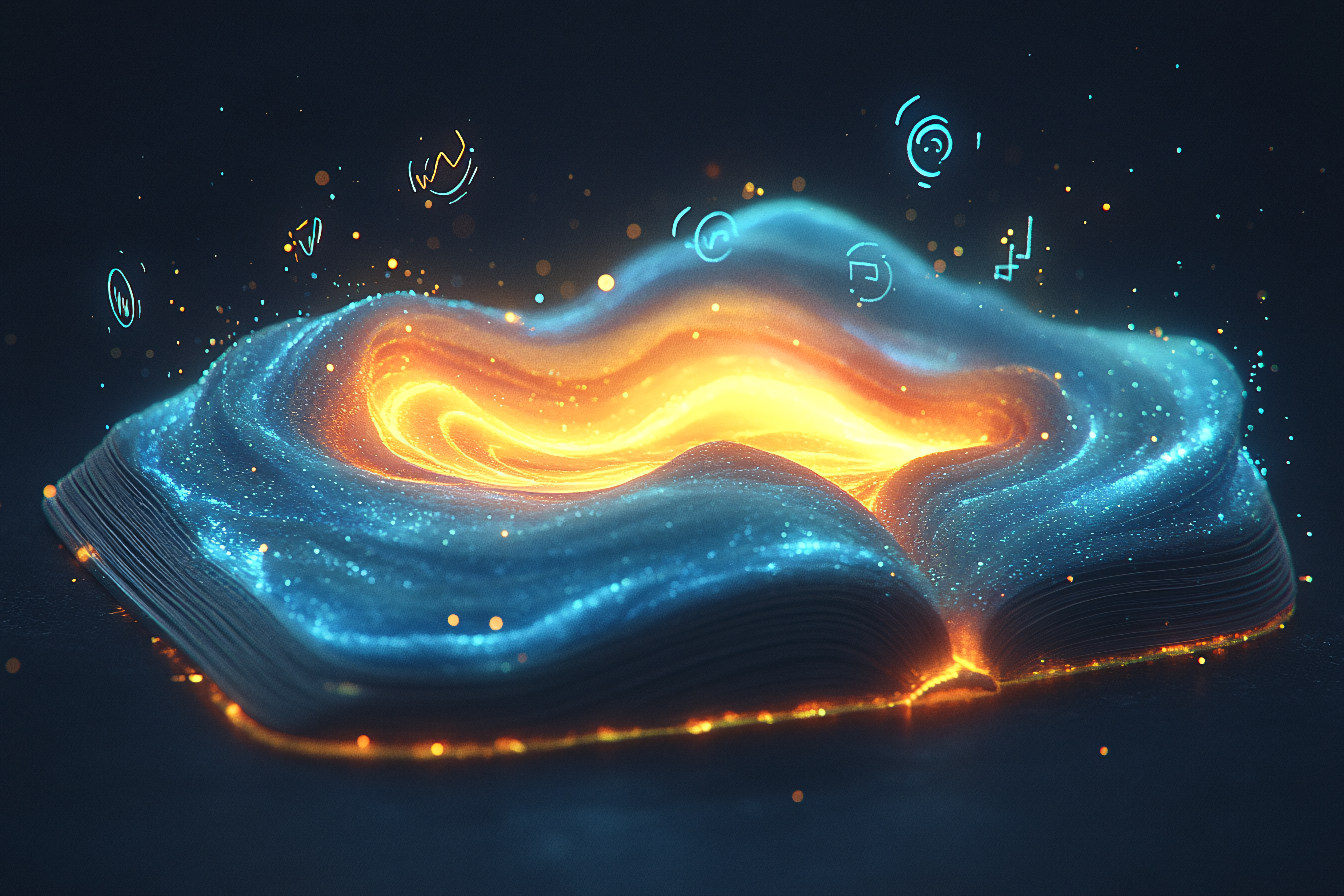 Glowing Book of Knowledge