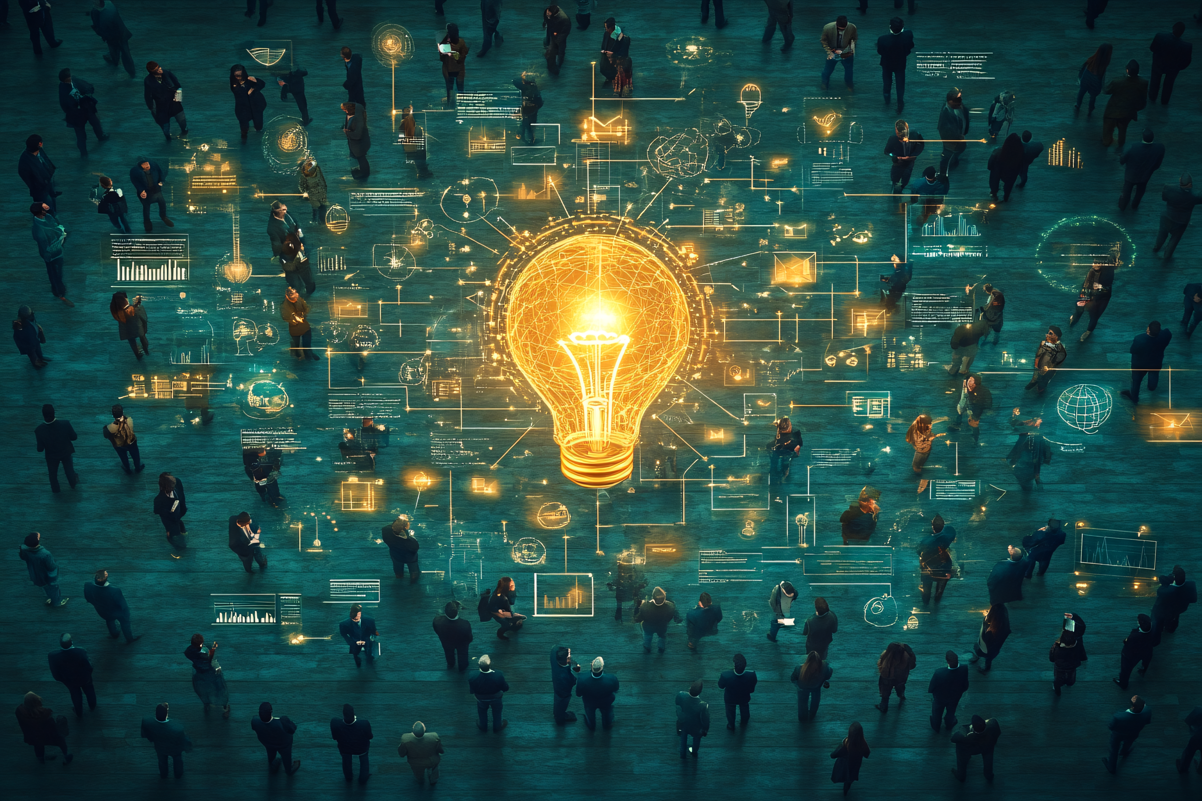 Glowing Idea Network