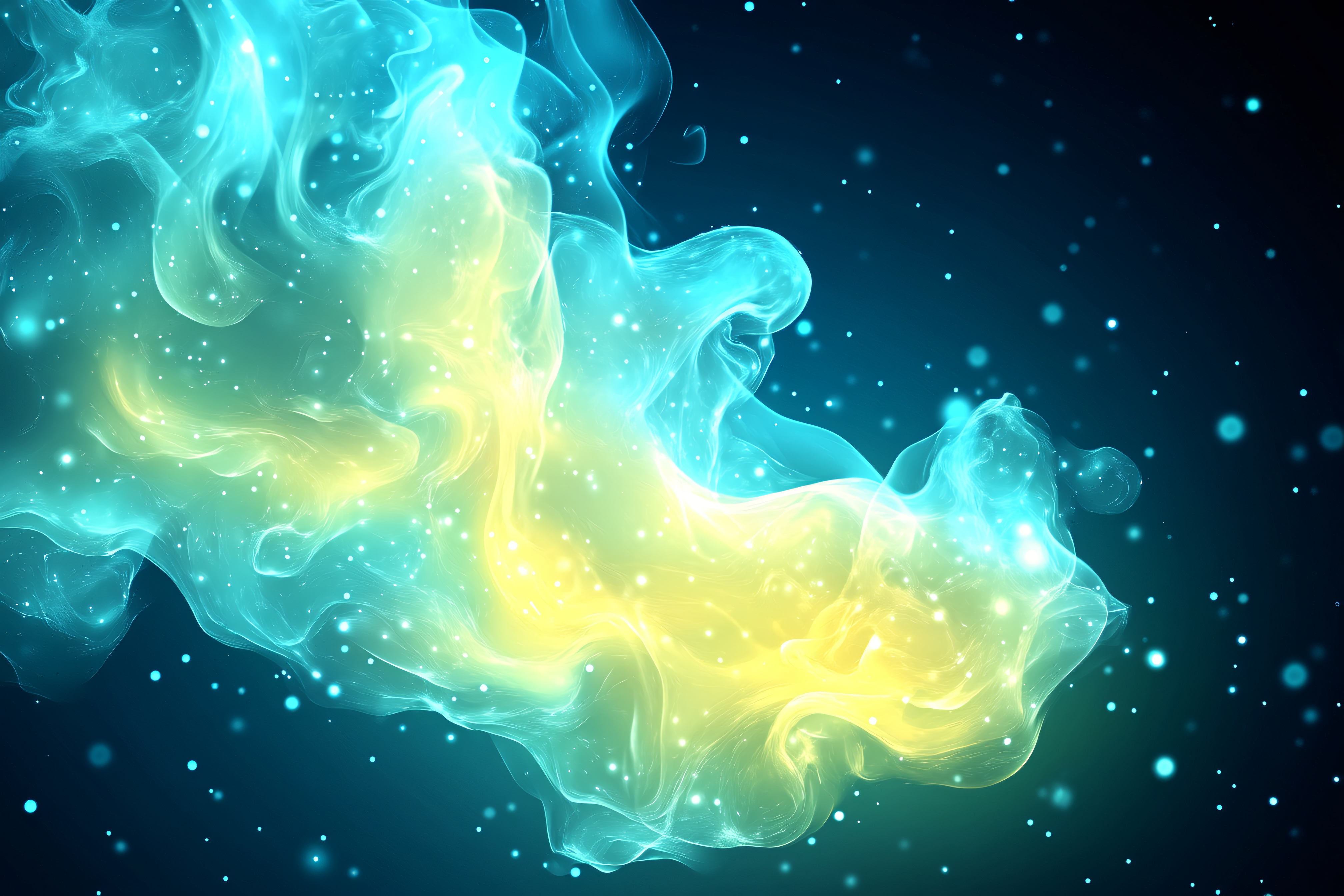 Glowing Nebula Cloud