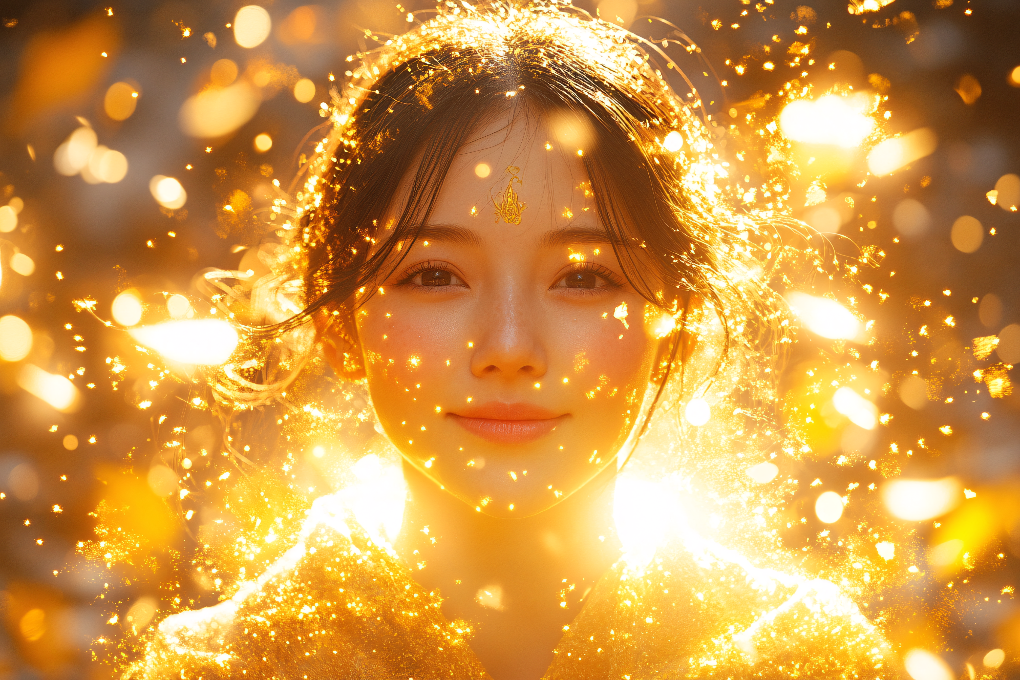 Golden Aura Woman