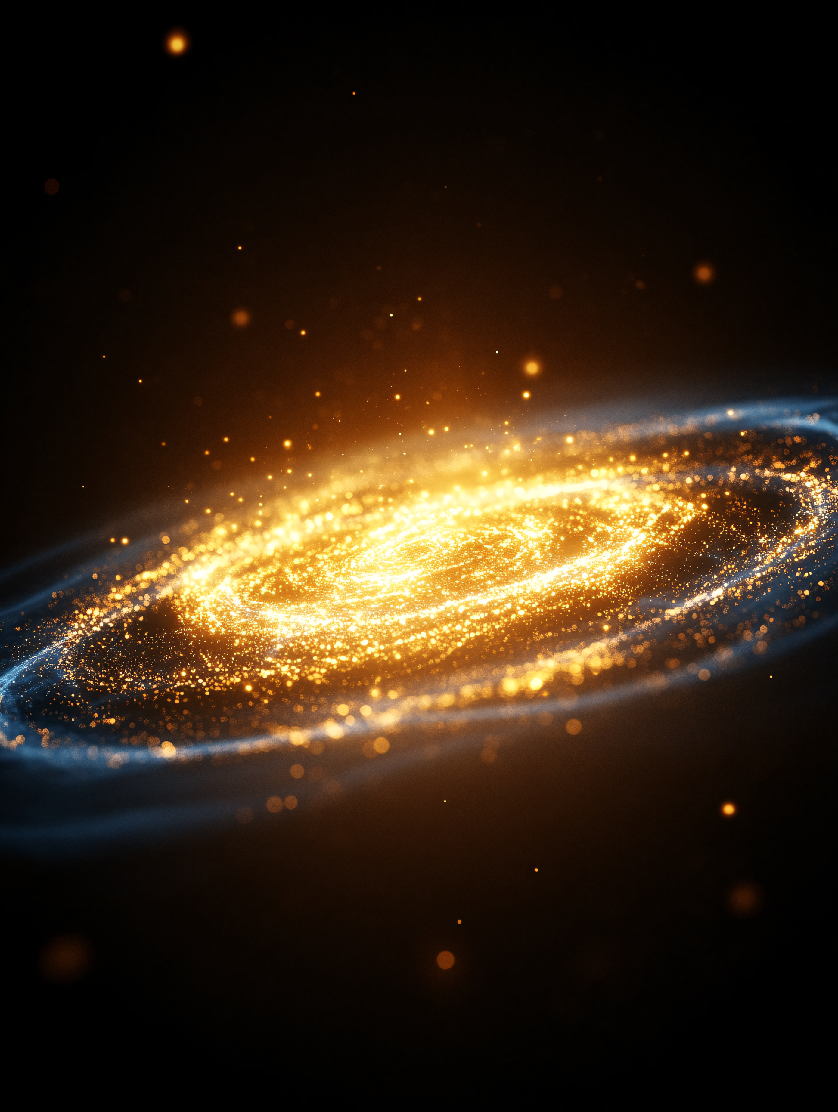Golden Cosmic Swirl