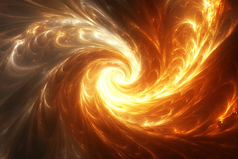 Golden Energy Swirl