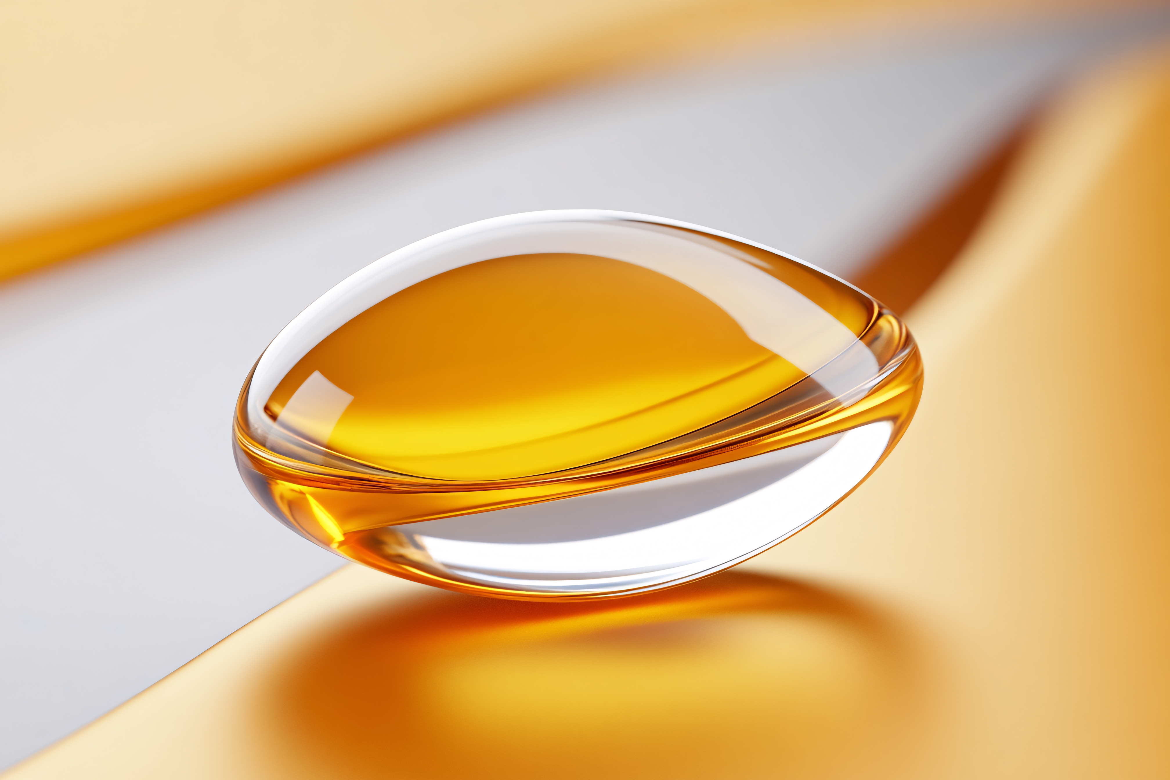 Golden Glossy Drop
