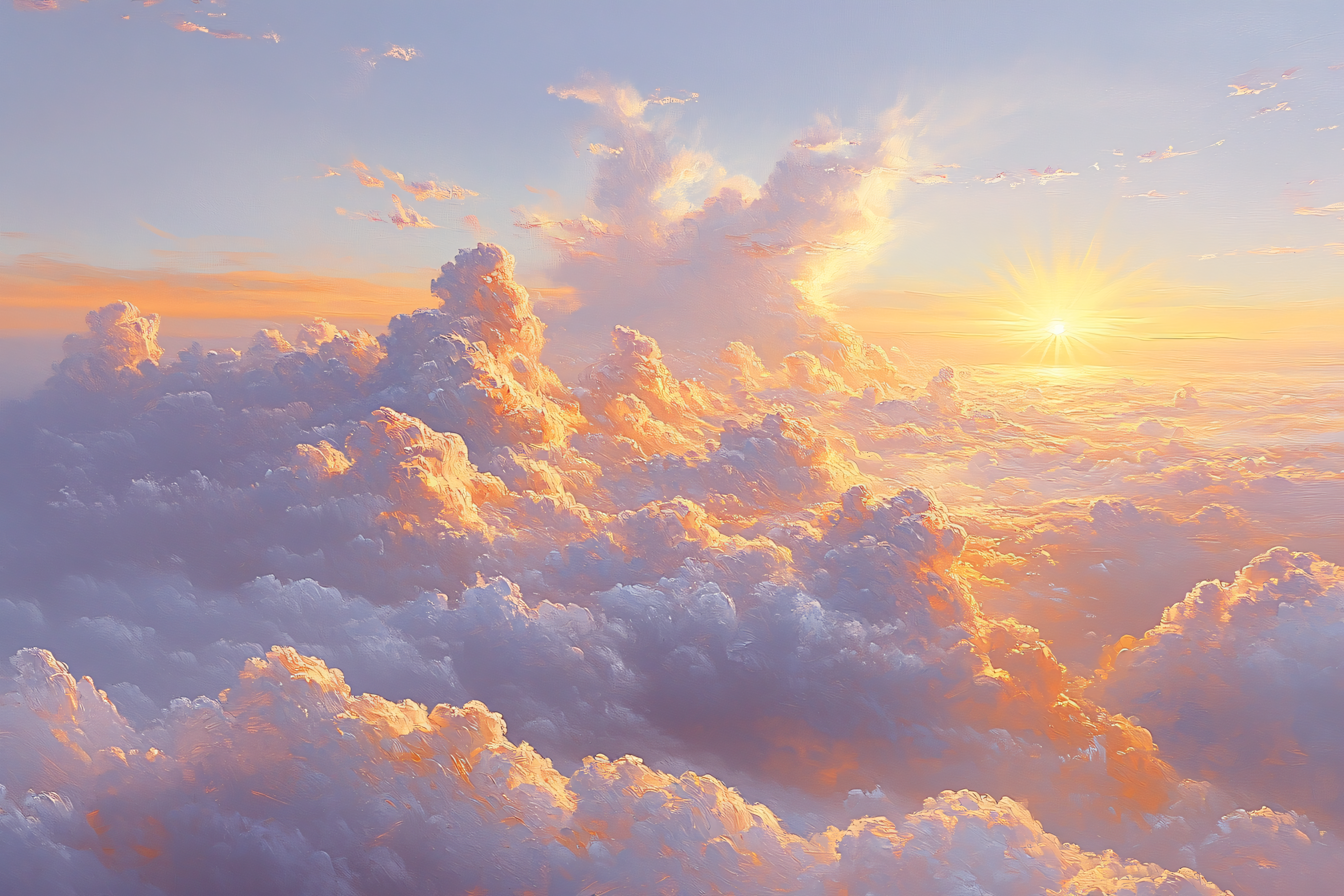 Golden Hour Clouds