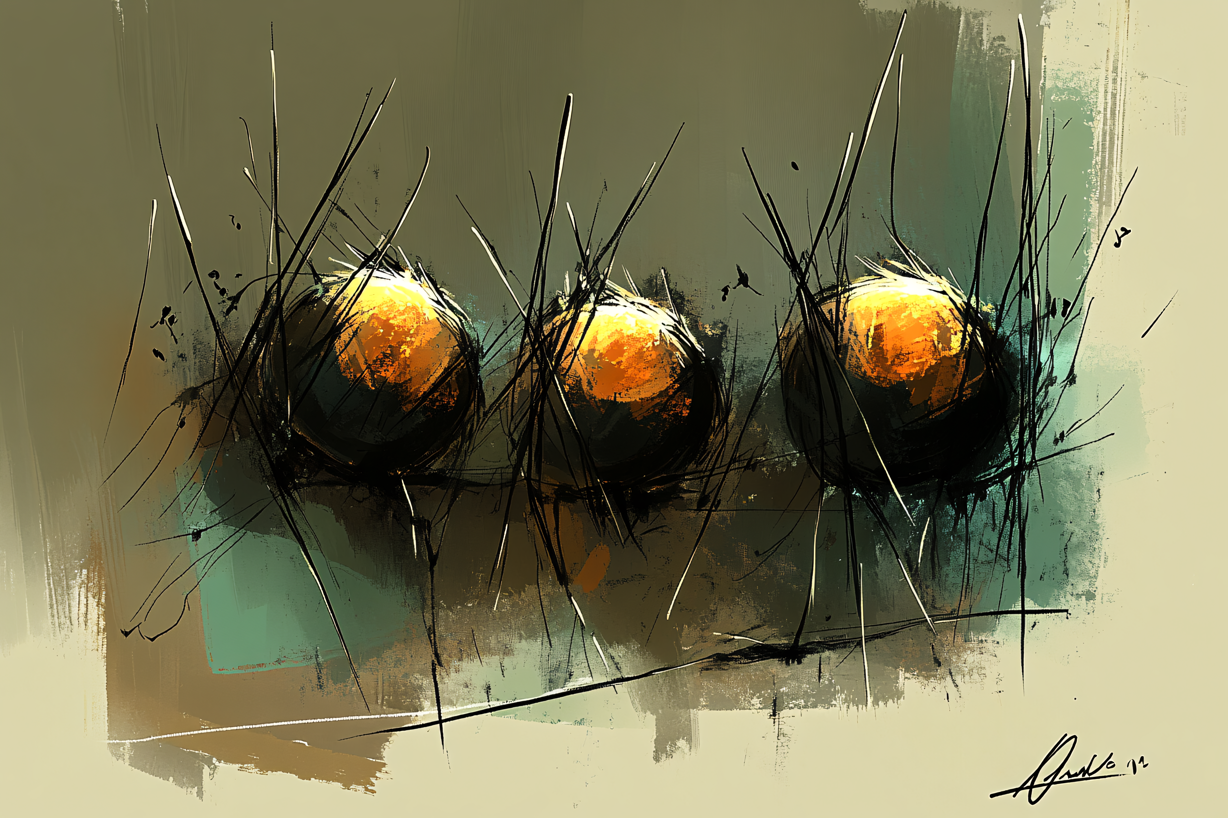 Golden Orbs