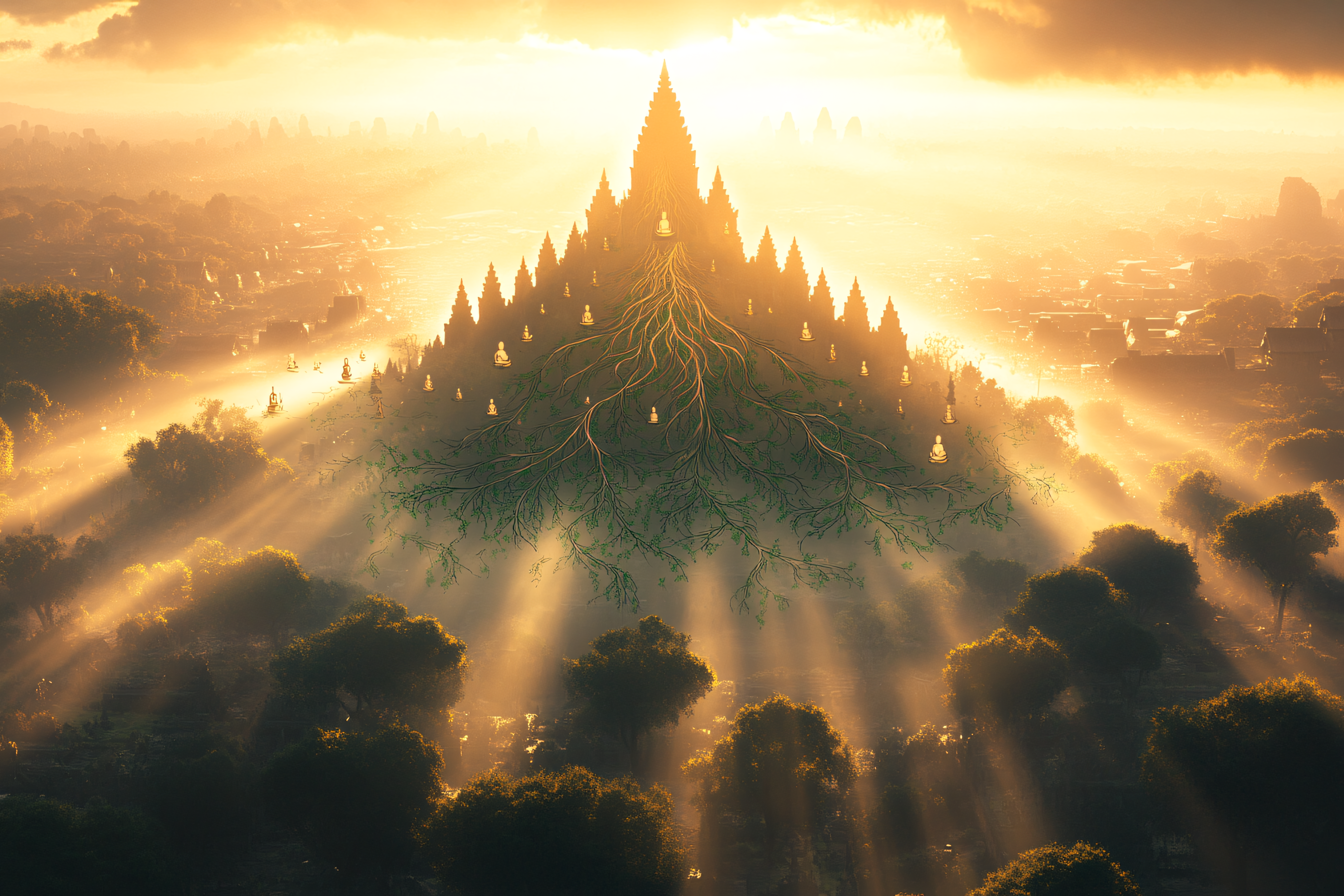 Golden Pagoda Root Temple