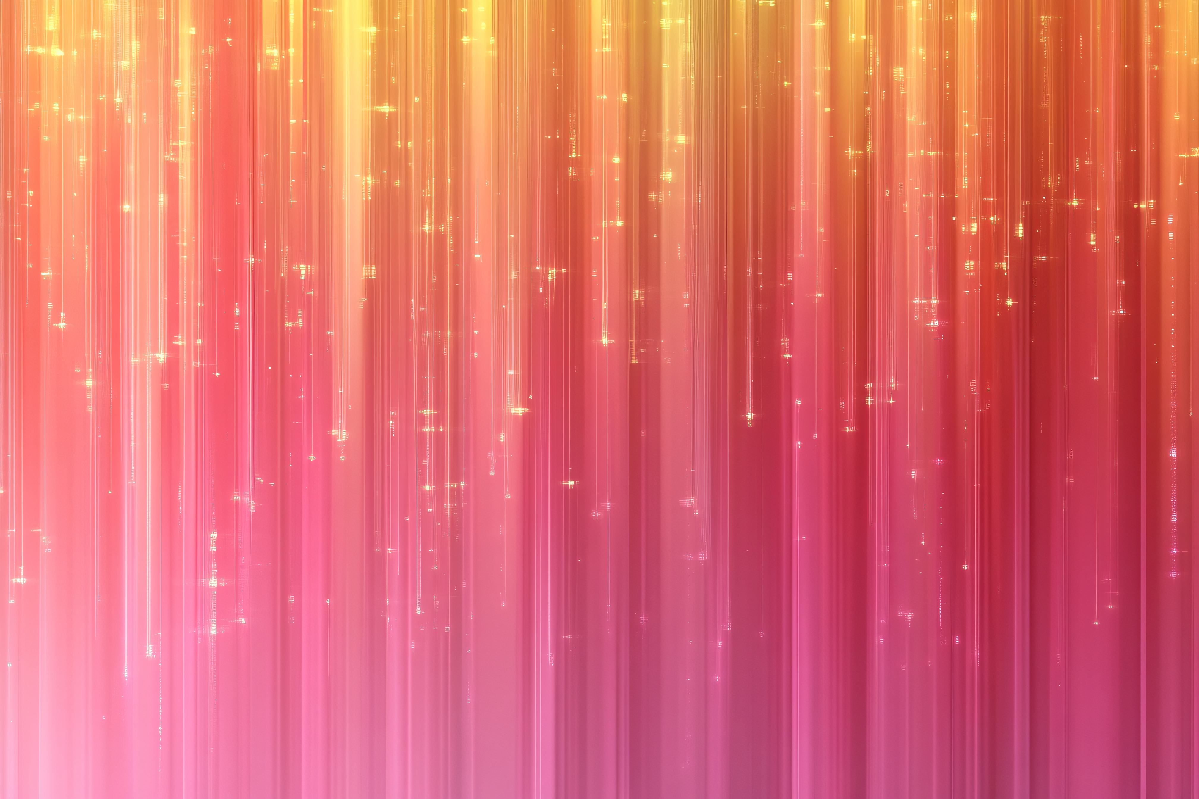 Golden Pink Sparkle Streaks