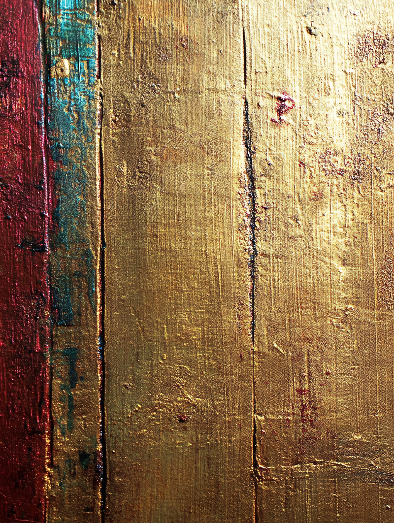 Golden Textured Panels