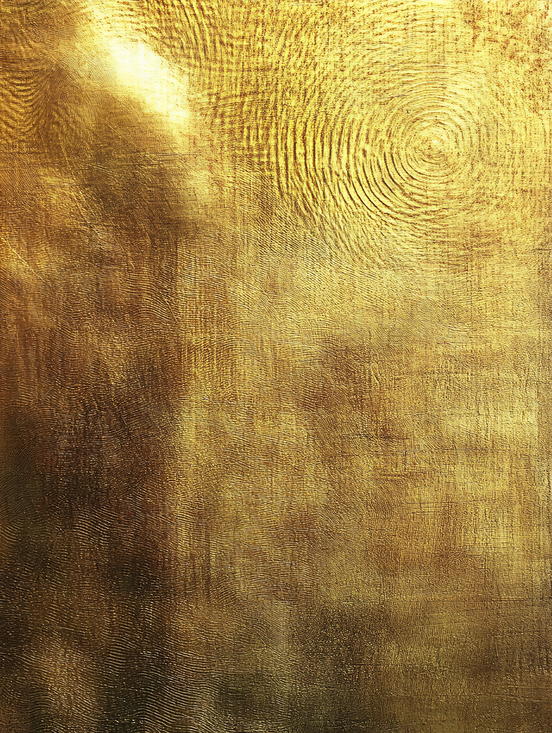 Golden Textured Rings