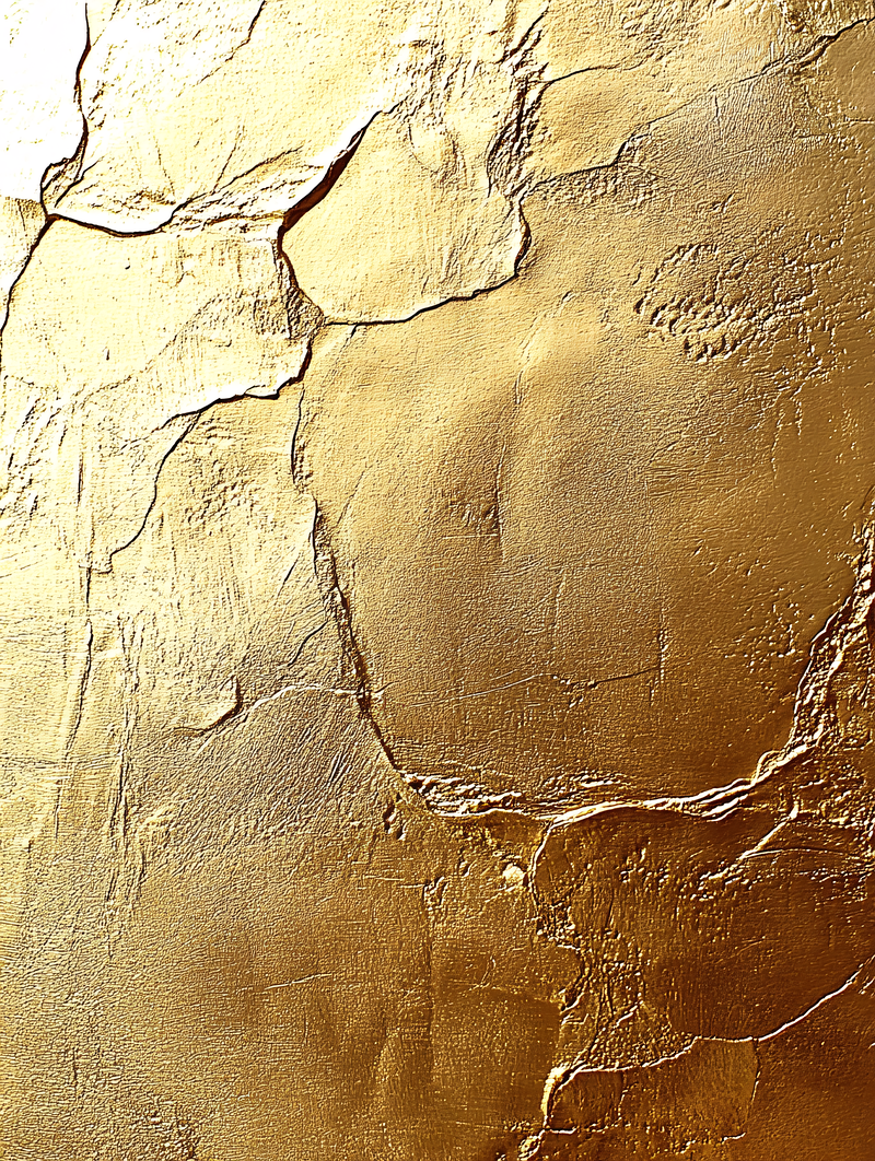 Golden Textured Wall