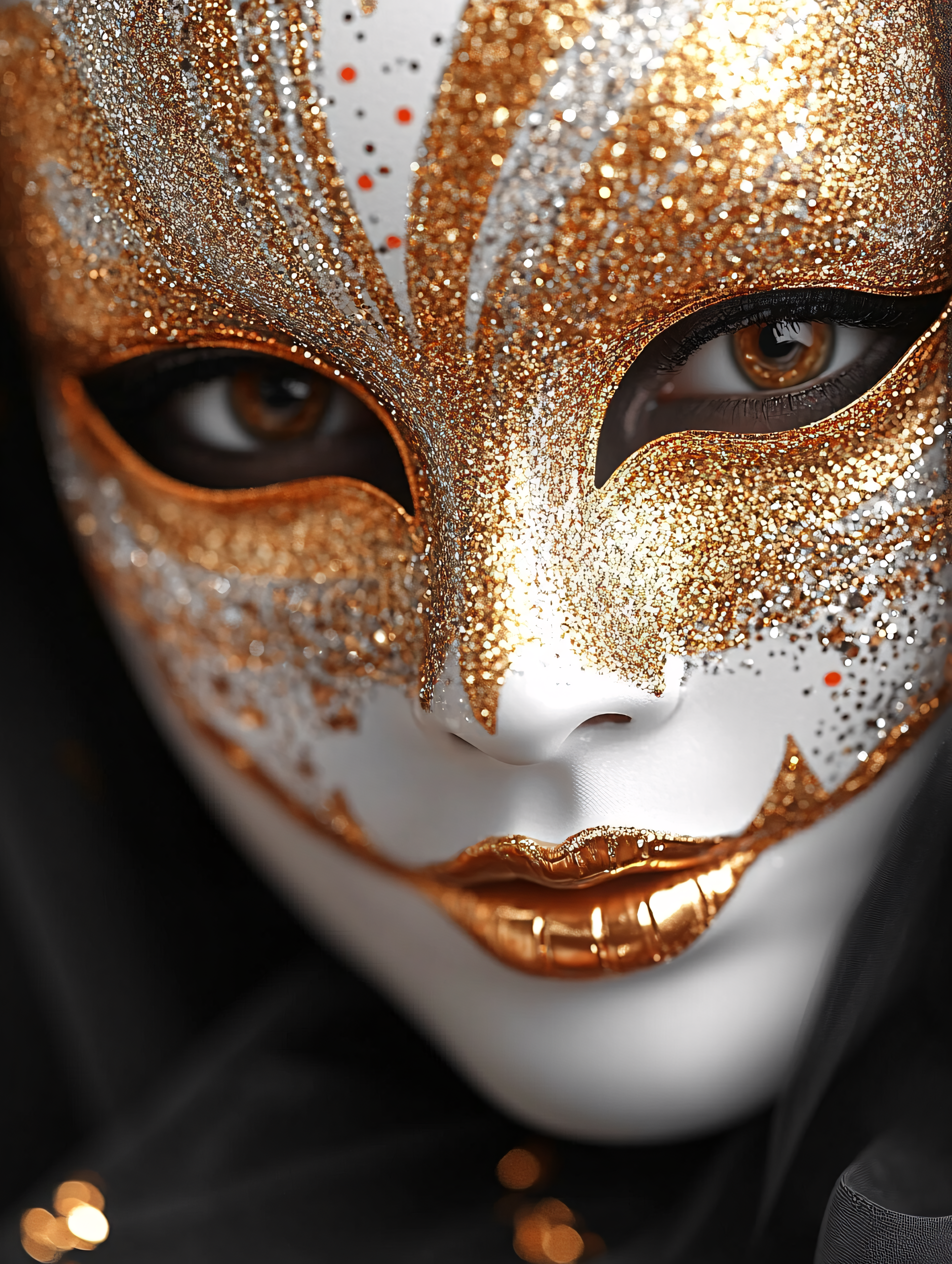 Golden Venetian Mask