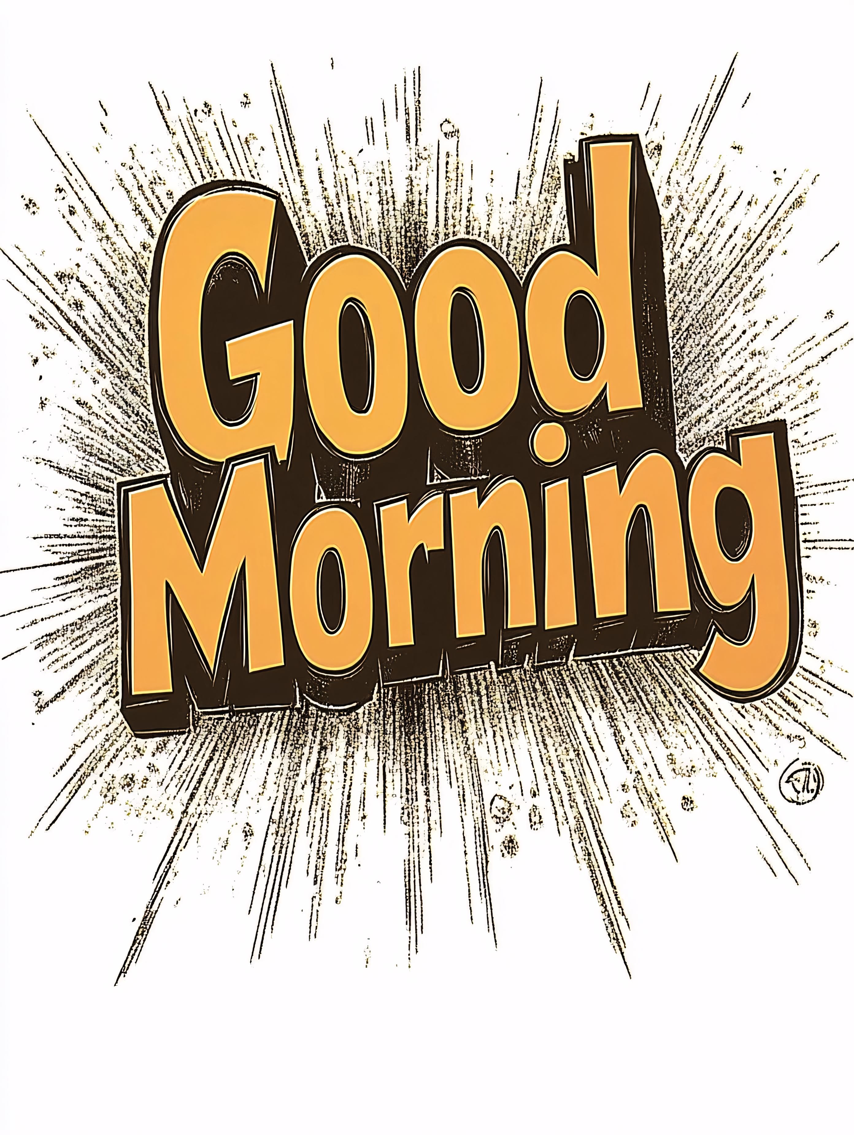 Good Morning Text Art
