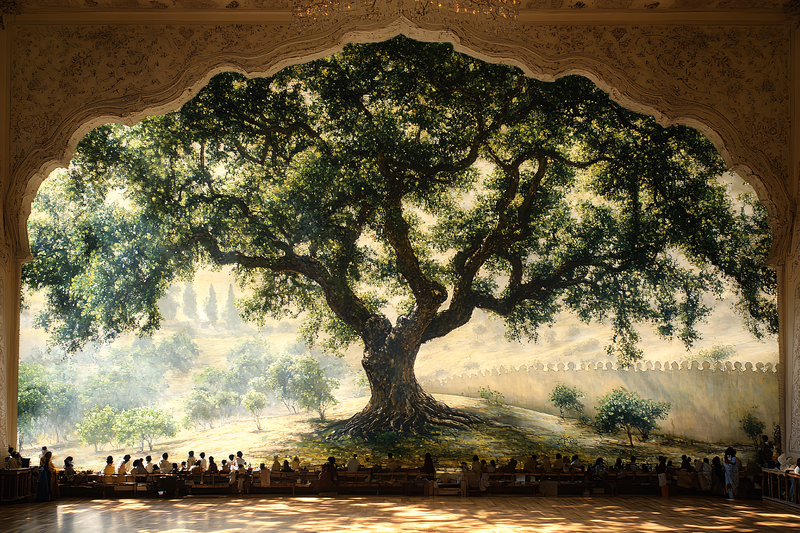 Grand Tree Mural Gathering