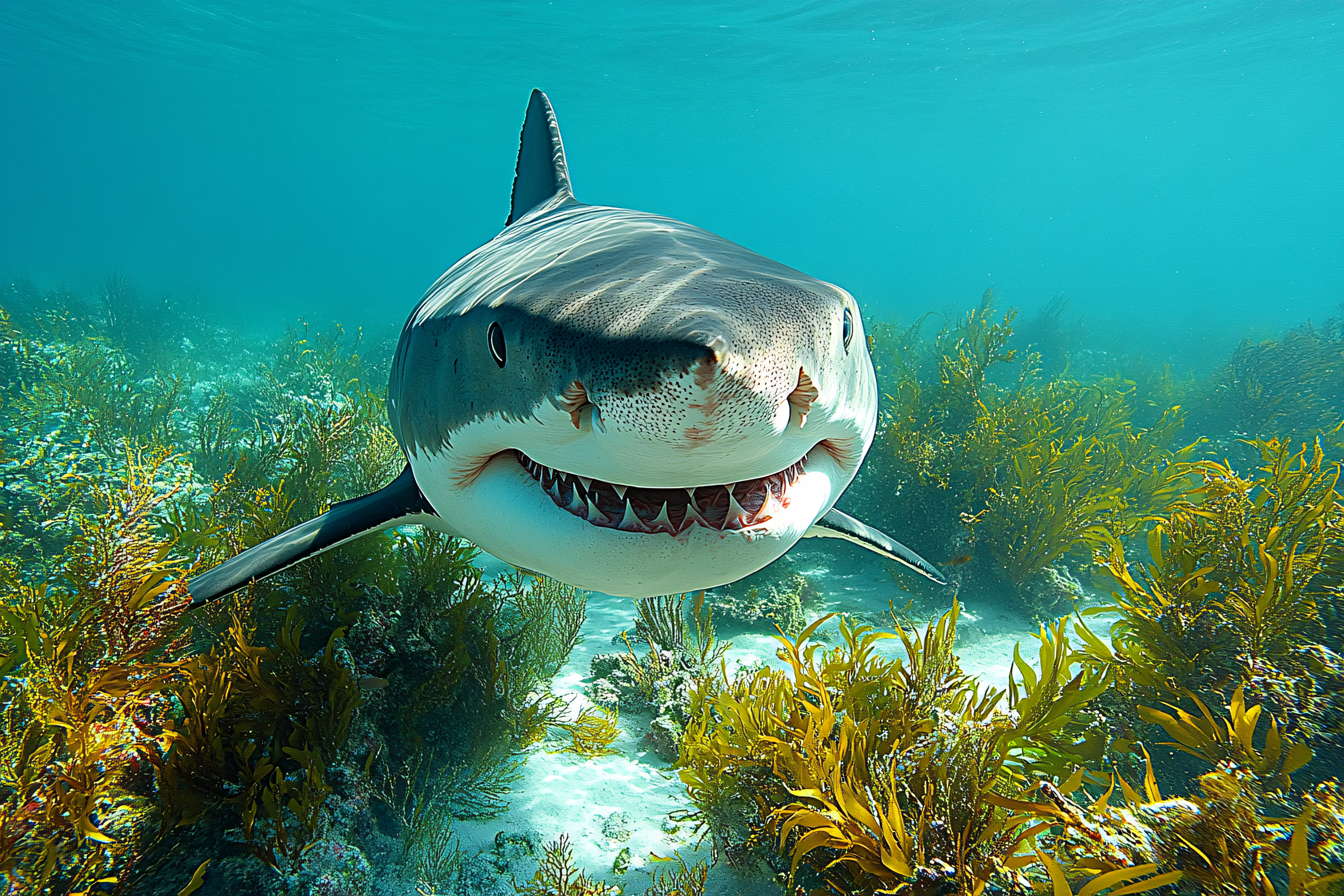 Great White Shark Underwater