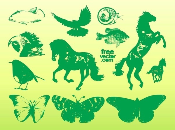 Green Animal Free Vector