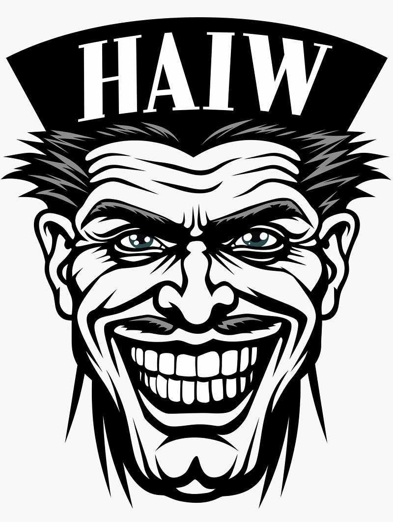 Grinning Character Head