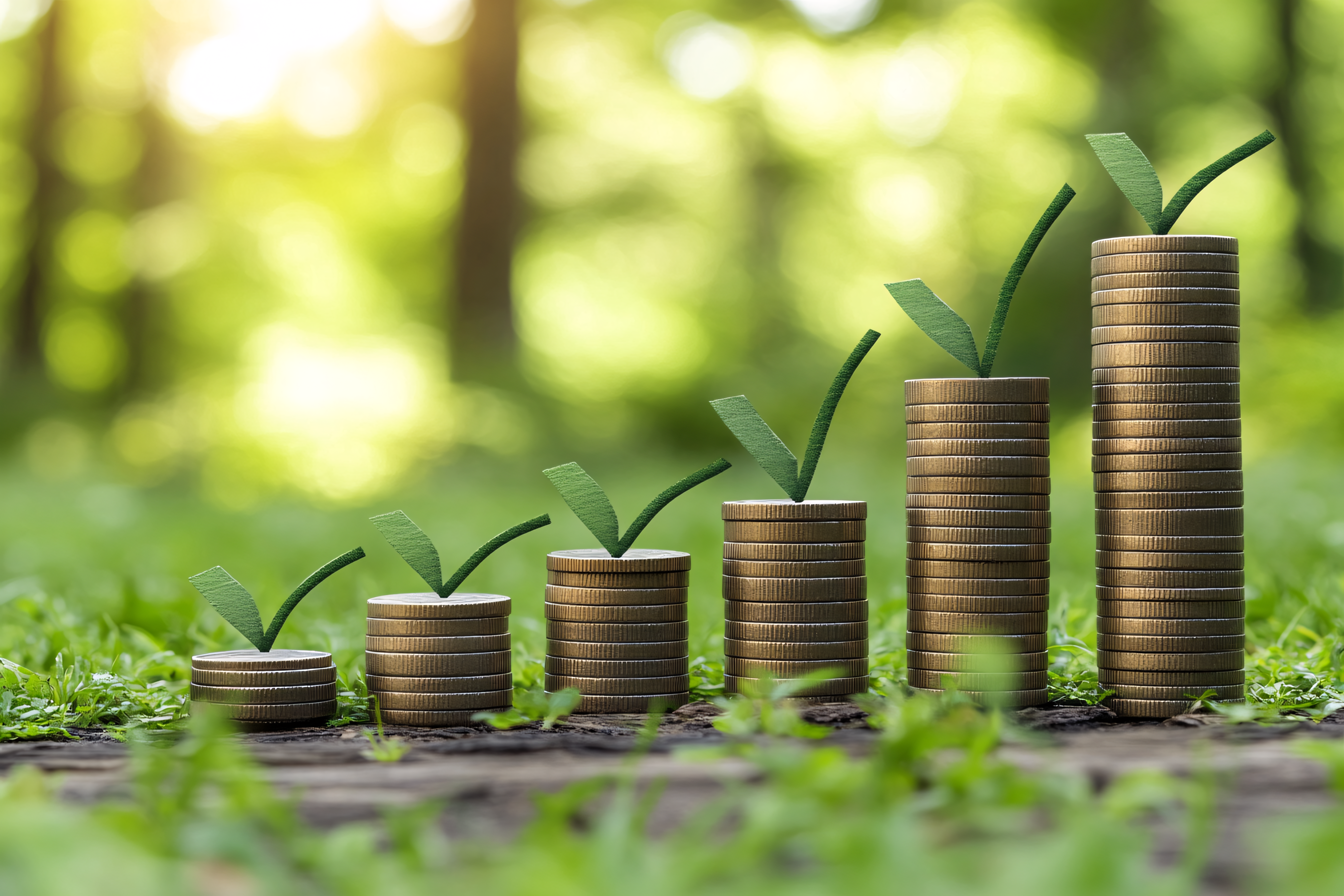 Growing Money Stacks In Nature