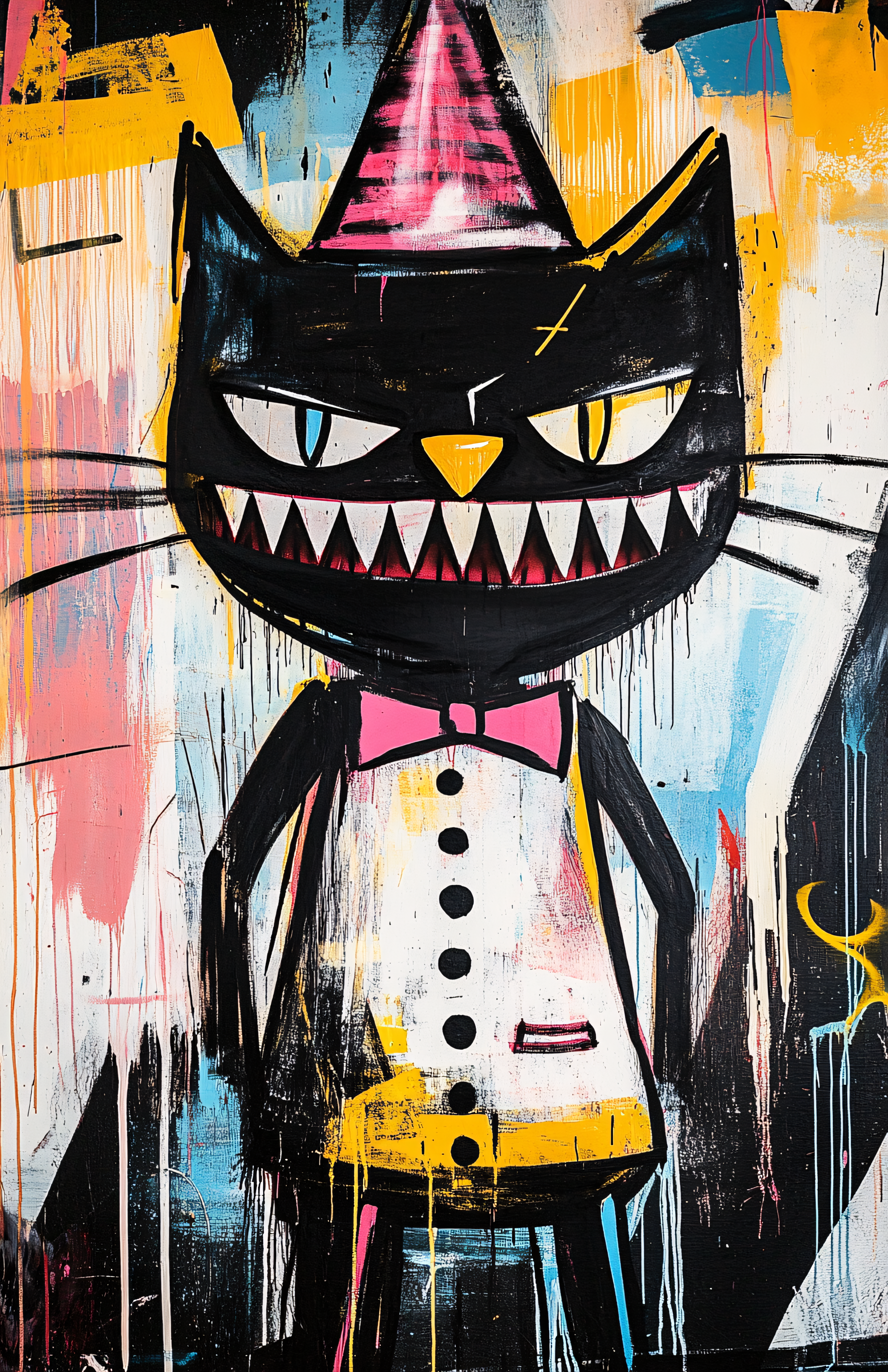 Grumpy Birthday Cat